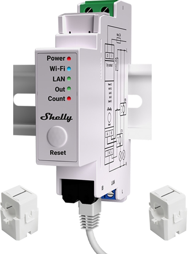 SHELLY Current Transformer 50A, Induktionsklemme für EM SHELLY Current Transformer 50A, Induktionsklemme für EM