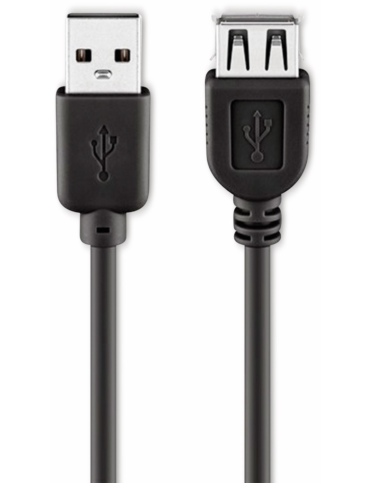 GOOBAY USB 2.0 Hi-Speed Verlängerung, A/A 93601, 5 m, schwarz