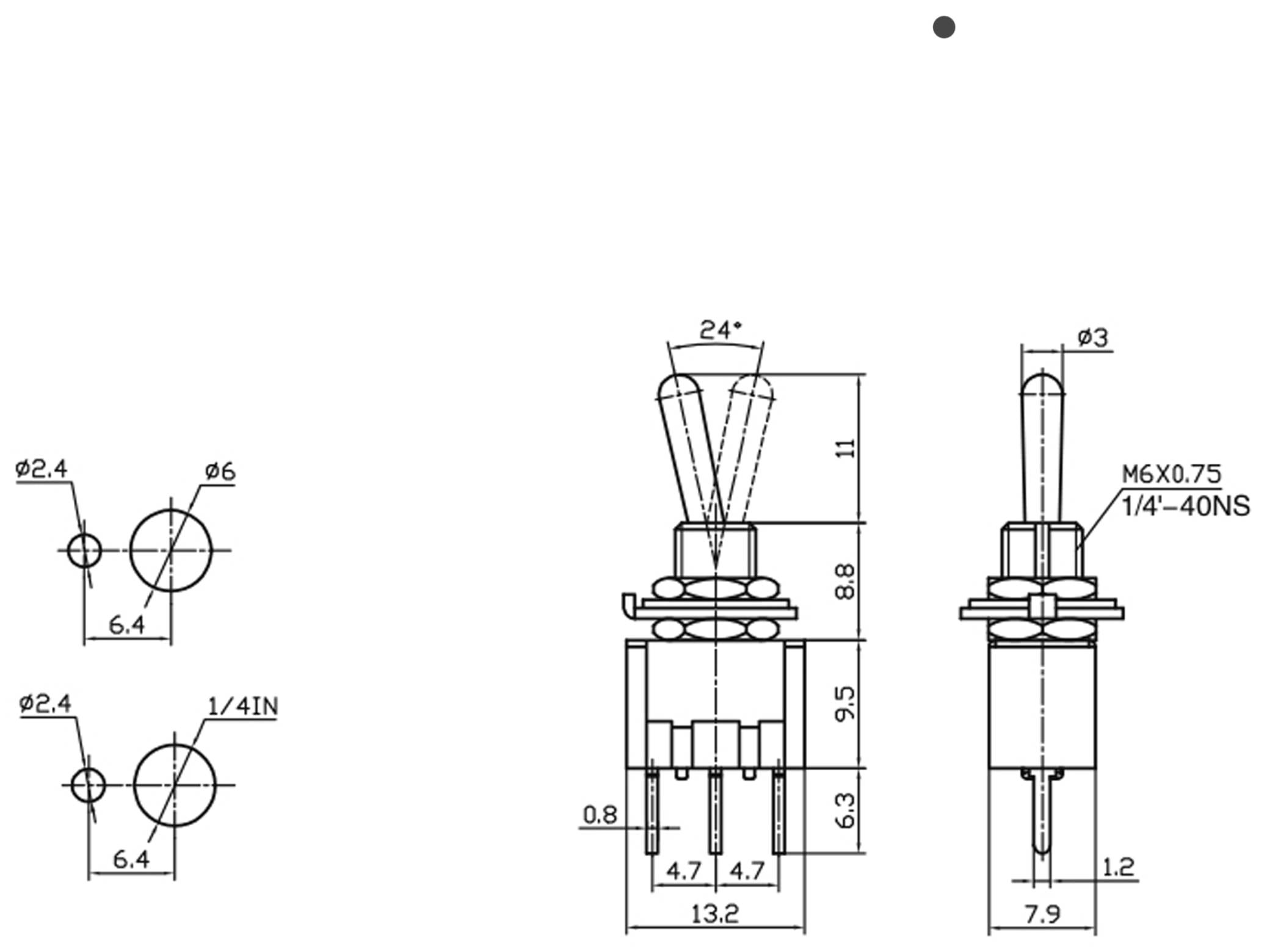 Kippschalter/-taster MTS-113-A2