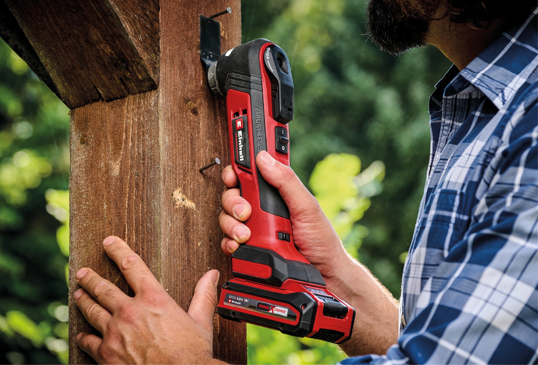 EINHELL PROFESSIONAL Akku-Multifunktionswerkzeug TP-MG 18 Li BL Kit (1x 4,0 Ah) EINHELL Akku-Multifunktionswerkzeug TP-MG 18 Li BL Kit (1x 4,0 Ah)
