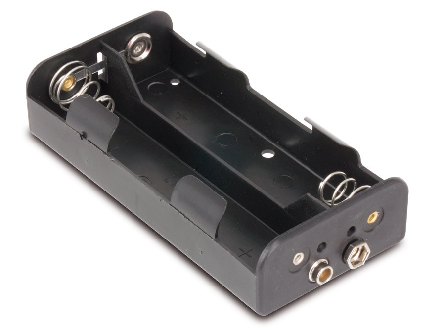 Batteriehalter, 4x Baby, Clipanschluss