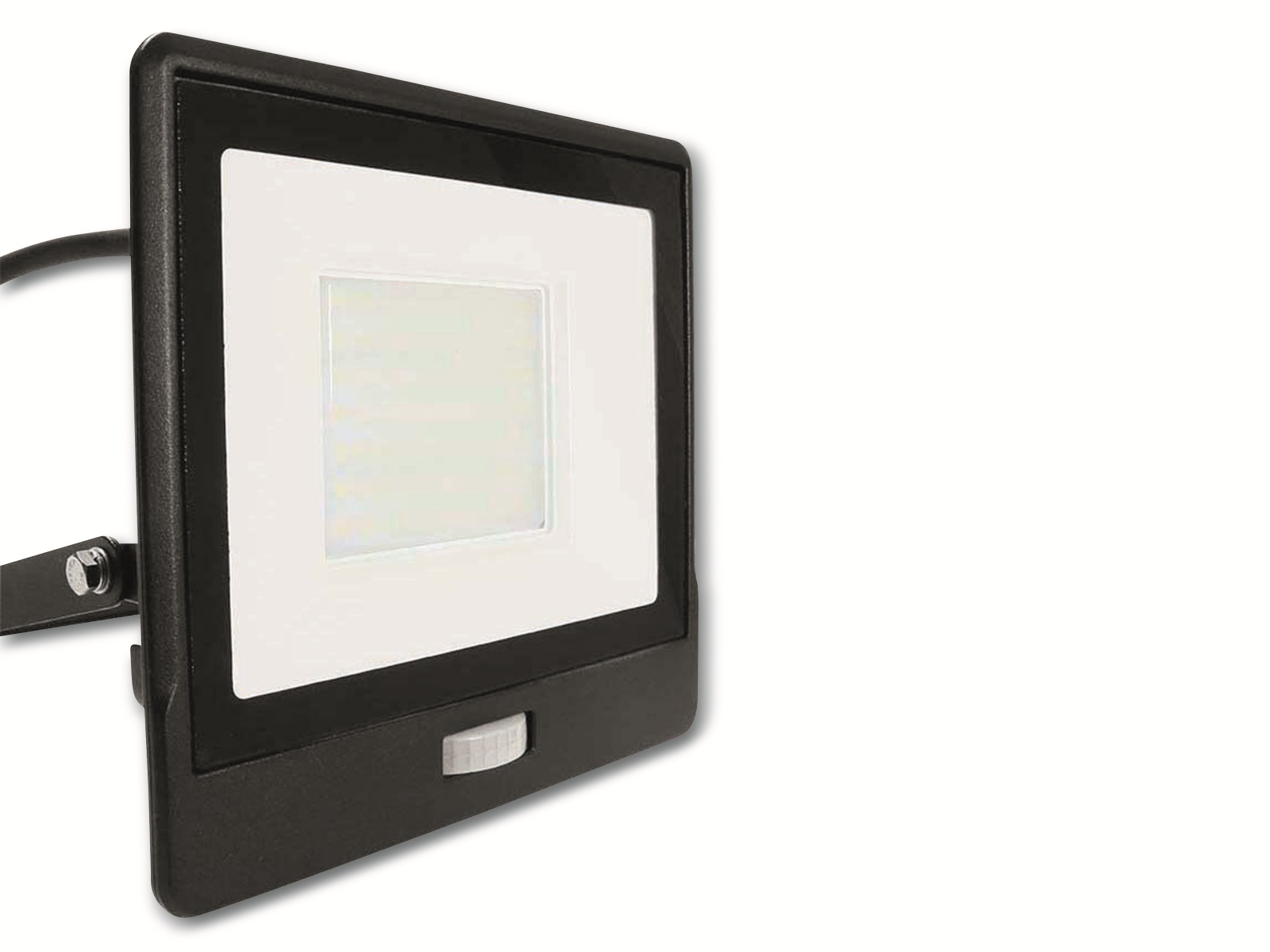 V-TAC LED-Fluter, Bewegungsmelder VT-158S-1 (20291) EEK: F, 50W, 4000 lm, 6500K, schwarz