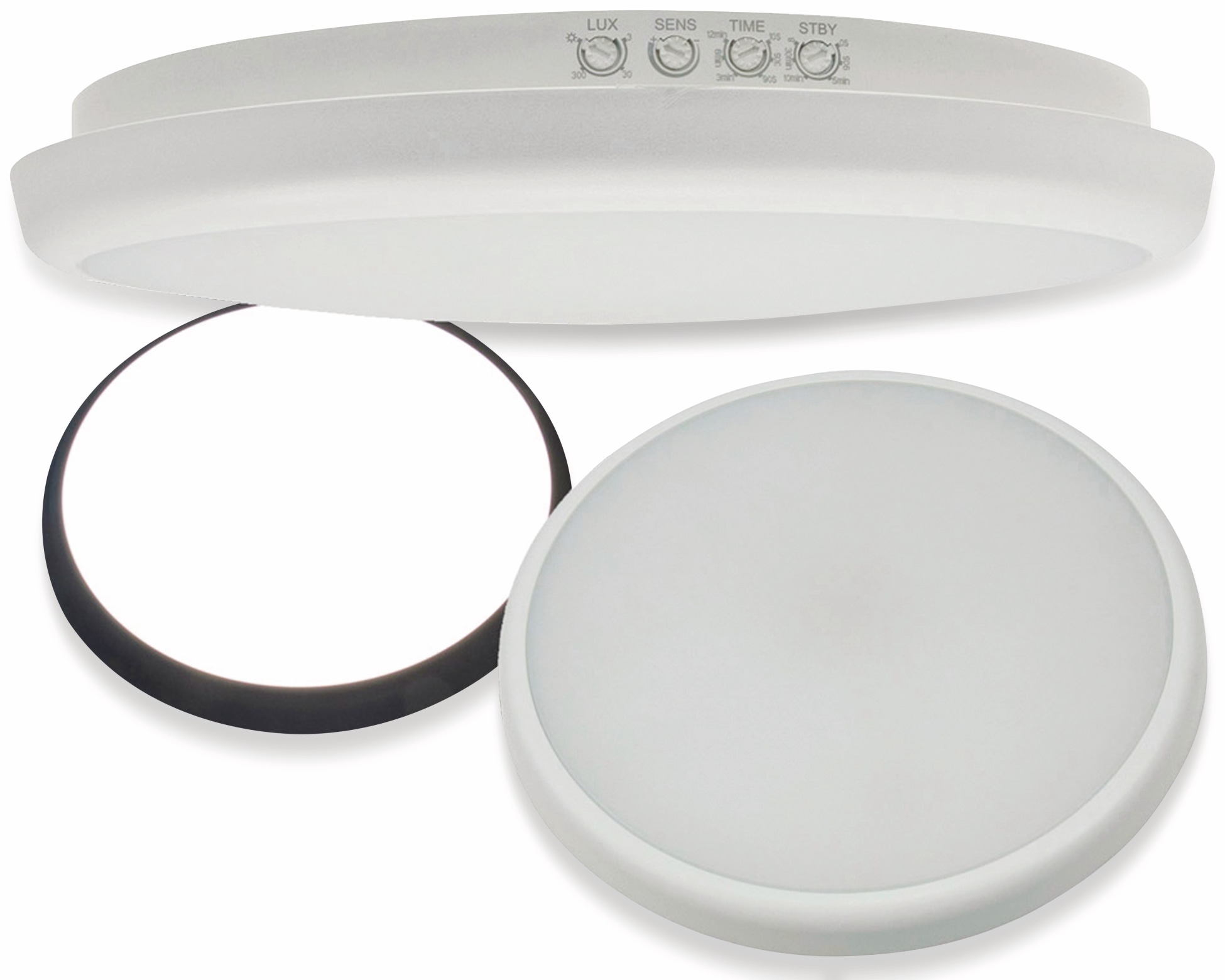 CHILITEC LED-Deckenleuchte SALAO, EEK: F,16W, 1200 lm, 4000K, IP54, Bewegungsmelder