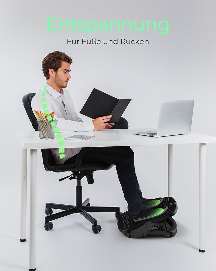 ICY BOX Fußstütze IB-EWA111-FT schwarz ICY BOX Fußstütze IB-EWA111-FT schwarz