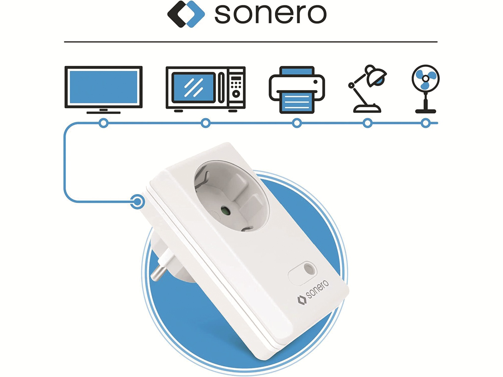 SONERO Funksteckdosen-Set S-RCS204, Indoor SONERO Funksteckdosen-Set S-RCS204, Indoor
