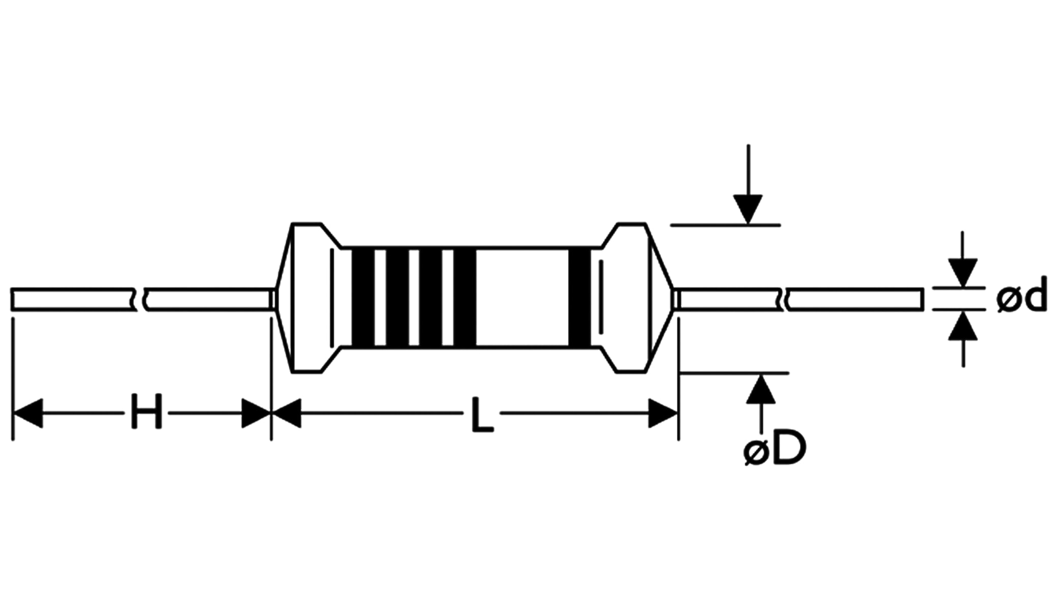 YAGEO Metallschicht-Widerstand, 0,6 W, 47 kΩ, 1 %