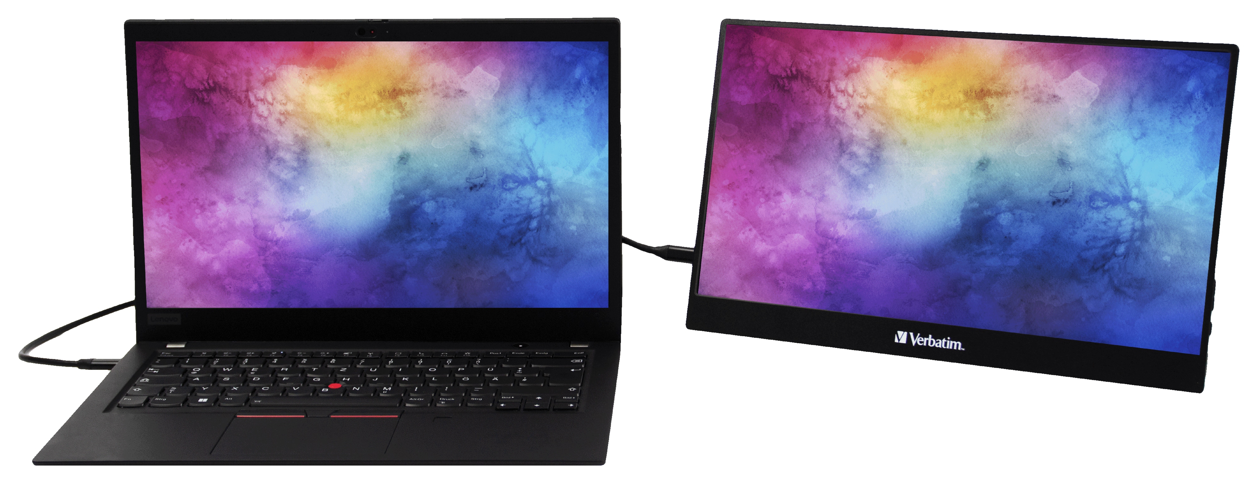VERBATIM Tragbarer Monitor PM-14, 35,6 cm (14"), HDMI, USB-C VERBATIM Tragbarer Monitor PM-14, 35,6 cm (14"), HDMI, USB-C