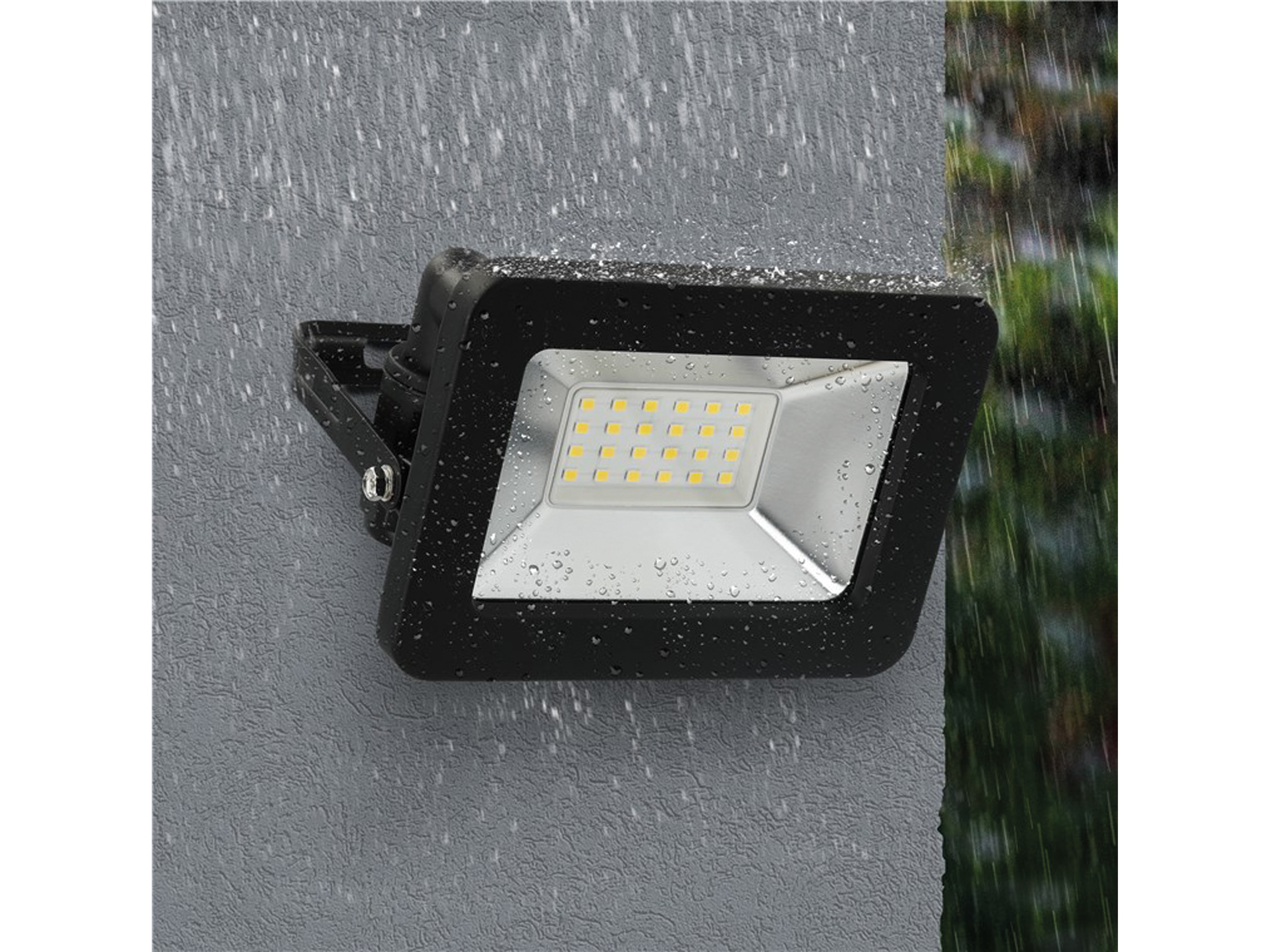 GOOBAY LED-Fluter, 20W, 1700lm, 4000K, schwarz