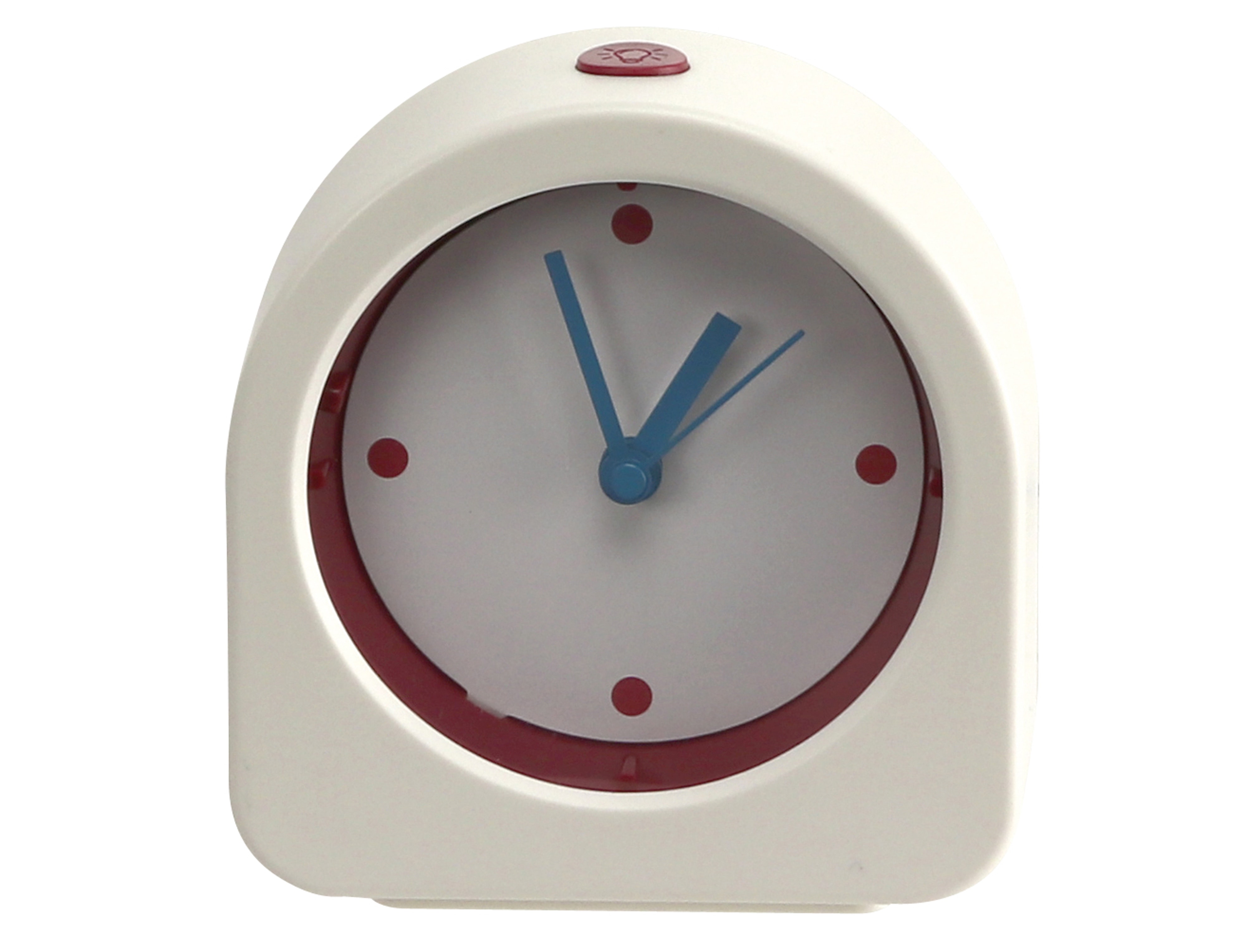 Quarzwecker, 823-02-2020-09, weiß/rot, B-Ware