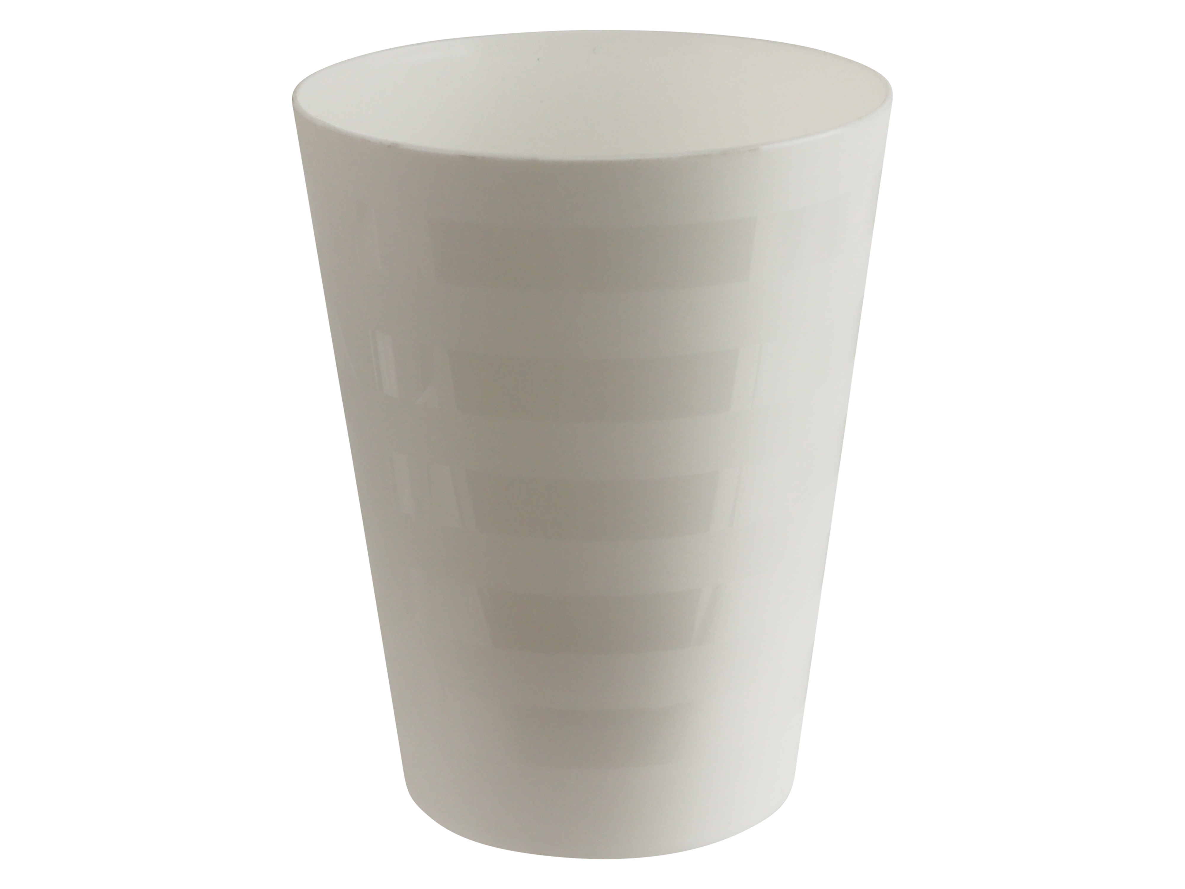 Camping-Trinkbecher, 4-teilig, weiß, ca. 0,25 l
