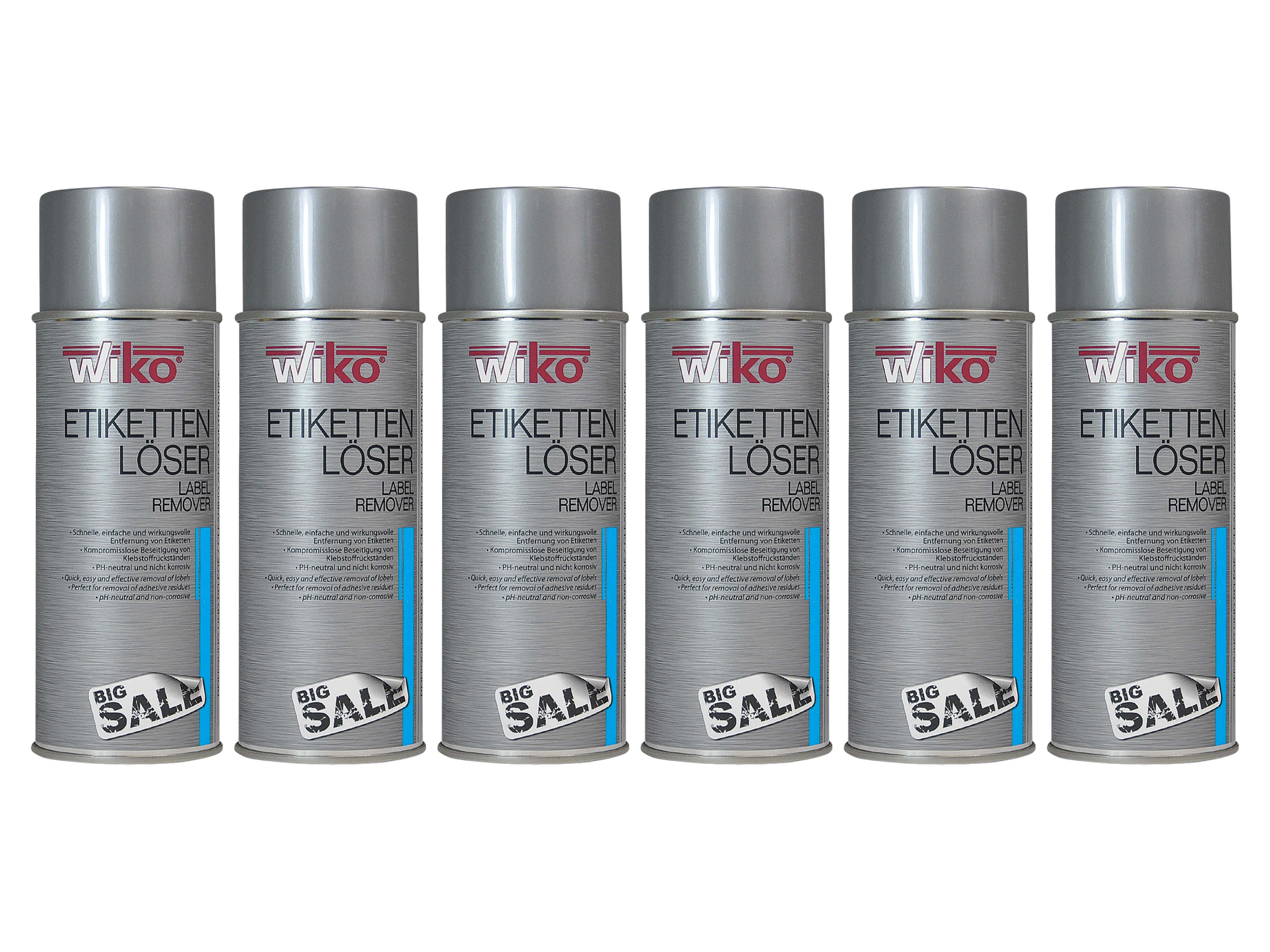 WIKO Etikettenlöser-Spray, 400 ml, 6 Stück WIKO Etikettenlöser-Spray, 400 ml, 6 Stück
