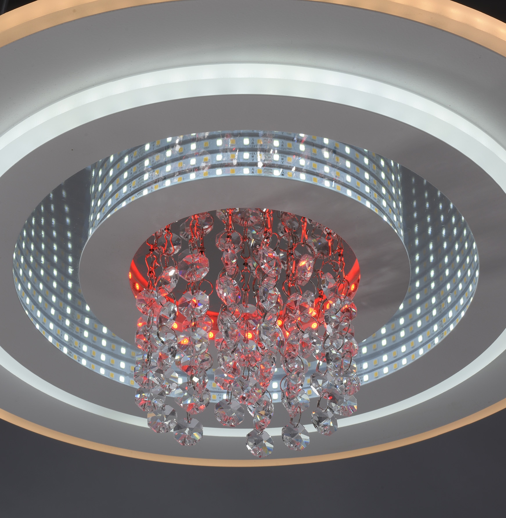 JUST LIGHT LED-Deckenleuchte 14518-16, 24W, 2800lm, CCT, RGB, IP20, weiß