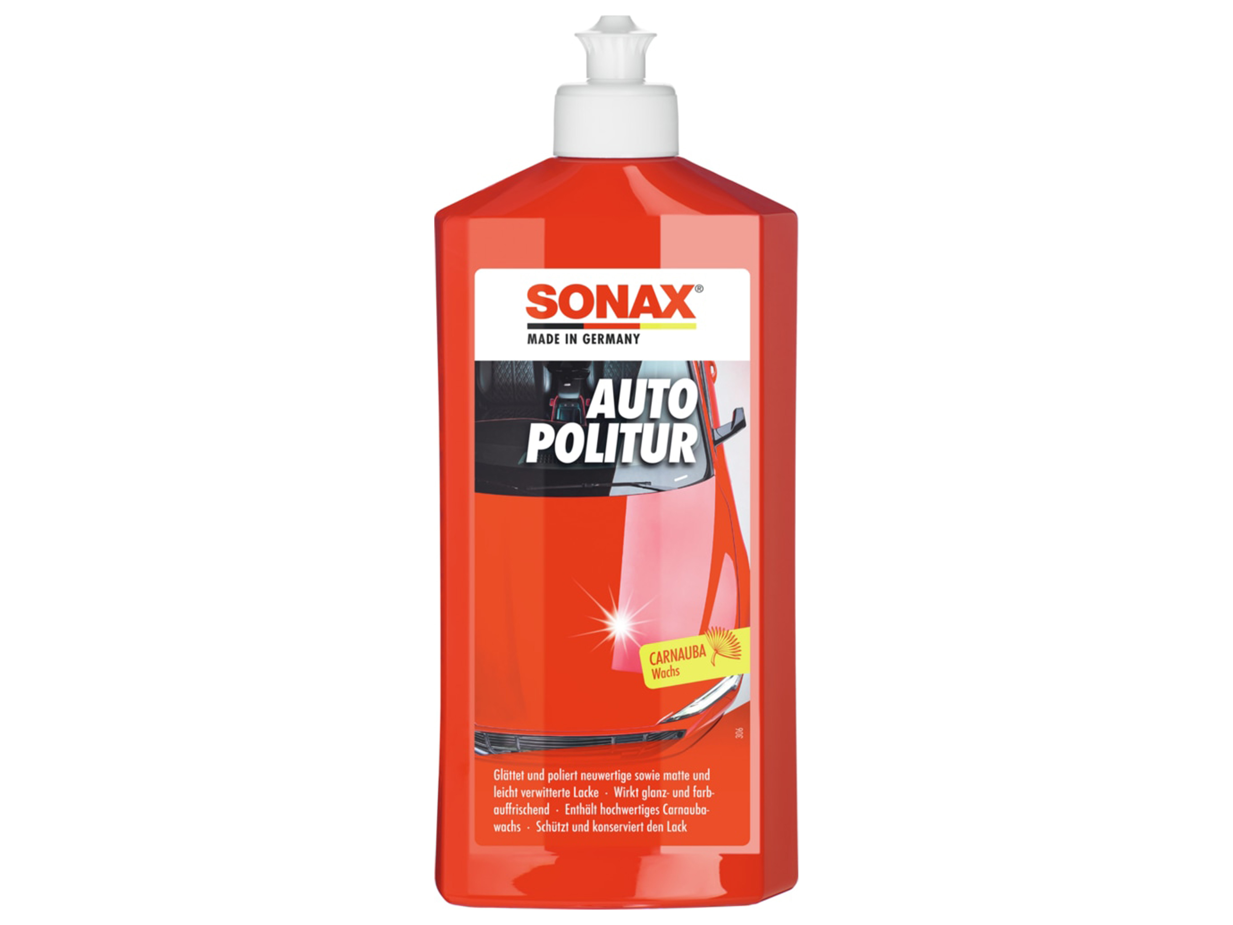 SONAX Auto-Reinigungs-Set, Politur + Hart-Wax + Lack-Reiniger
