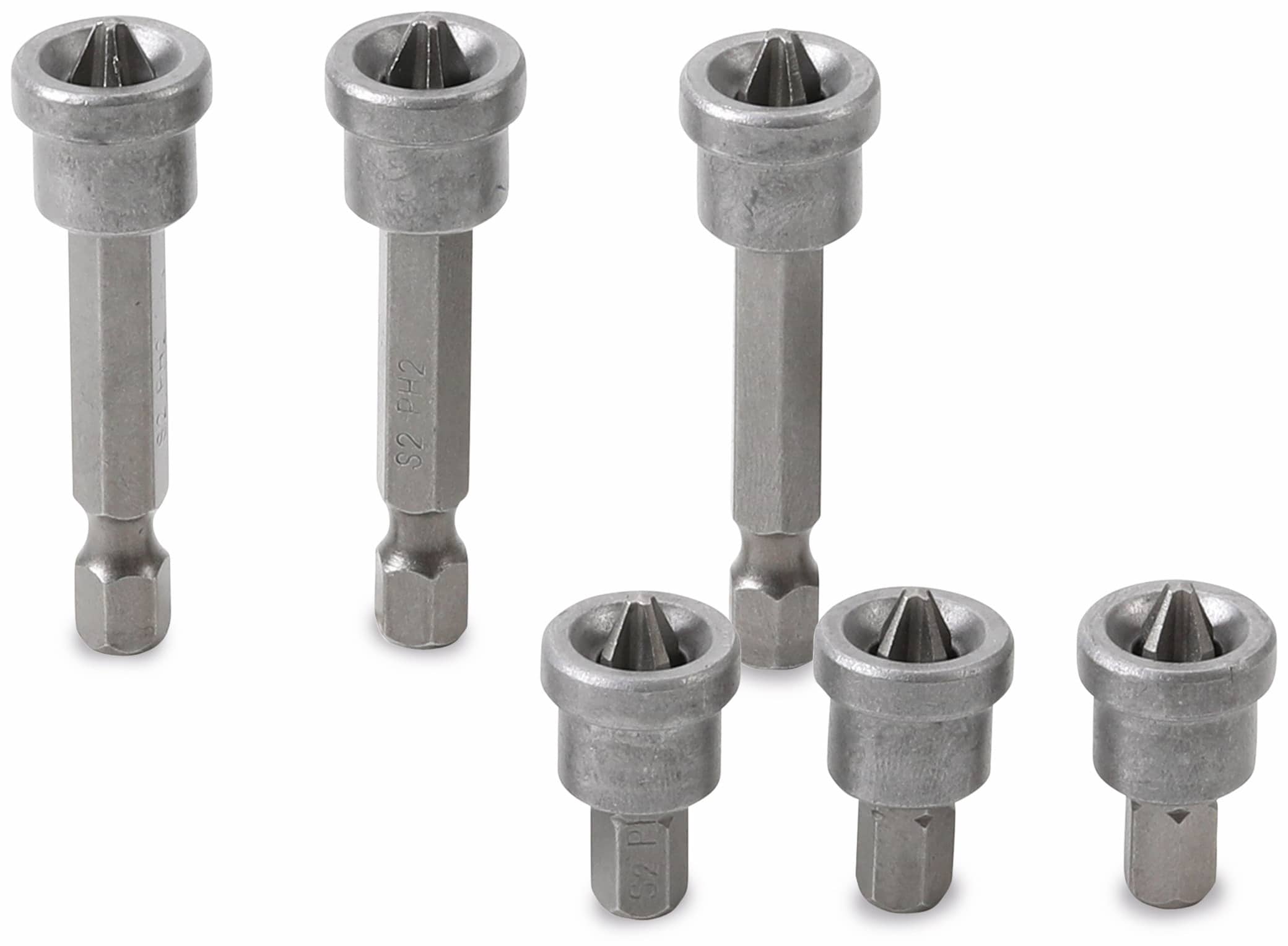 BGS TECHNIC Bit-Satz mit Tiefenstopp, 50406, für Gipskartonplatten, 6-teilig BGS TECHNIC Schrauber-Bit-Satz 50406, mit Tiefenstopp, 6-tlg