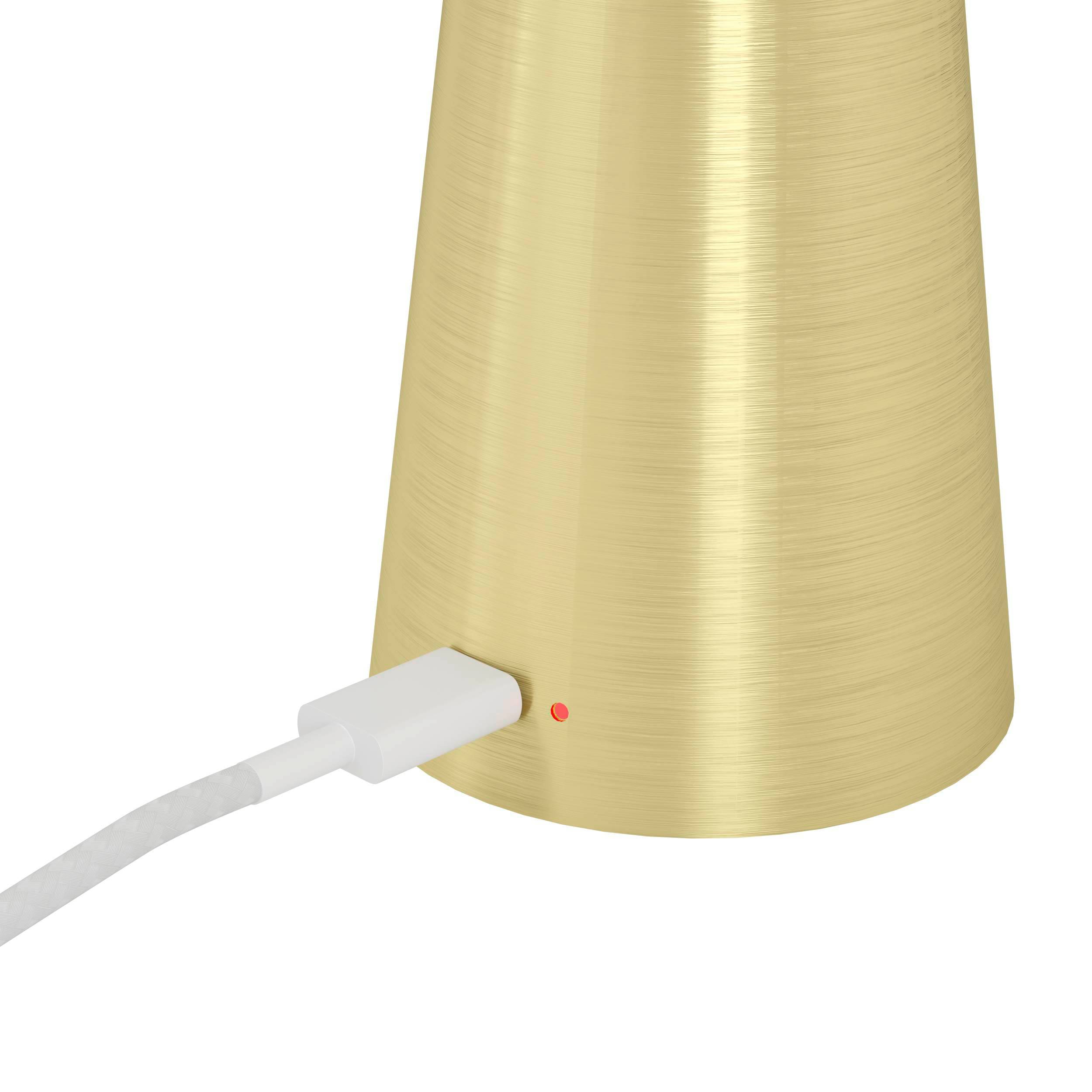 EGLO LED-Akku-Tischleuchte 900923 messing, 2,8 W, 270 lm CCT, IP54 EGLO LED-Tischleuchte 900923 messing, 2,8 W, 270 lm CCT, IP54
