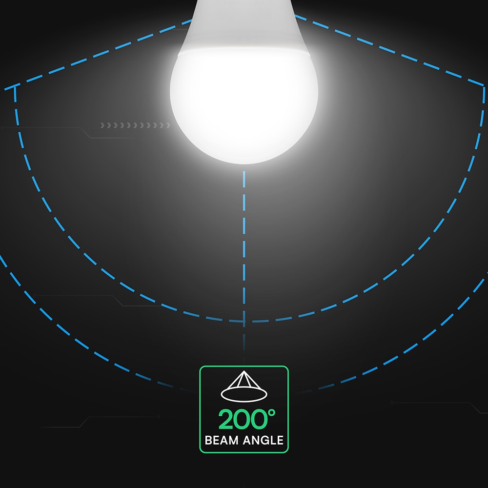 V-TAC LED-Lampe VT-2173516, EEK: F, 10,5W, 1055lm, 6500K, E27, A60, 200°