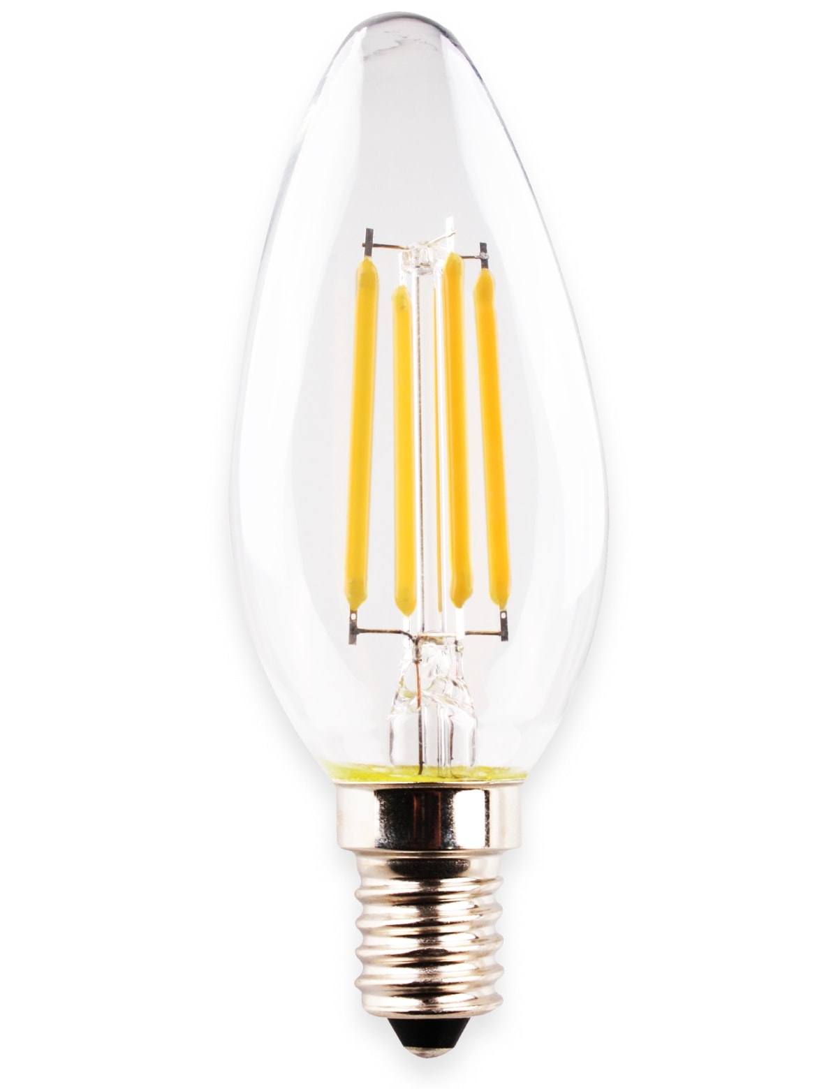 MÜLLER-LICHT LED-Lampe, Kerzenform, EEK: F, E14, 4,9 W, 2700K, klar