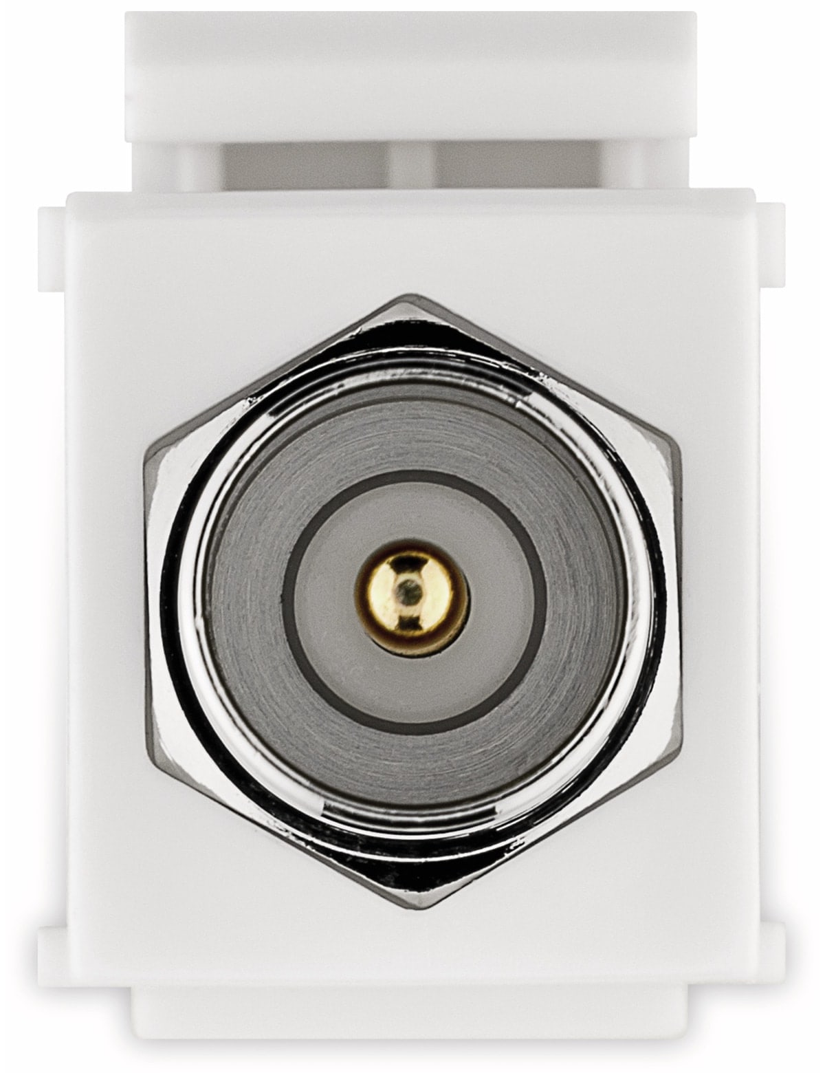 GOOBAY Einbau-Modul 79955, Kupplung, Koax-Stecker auf F-Buchse