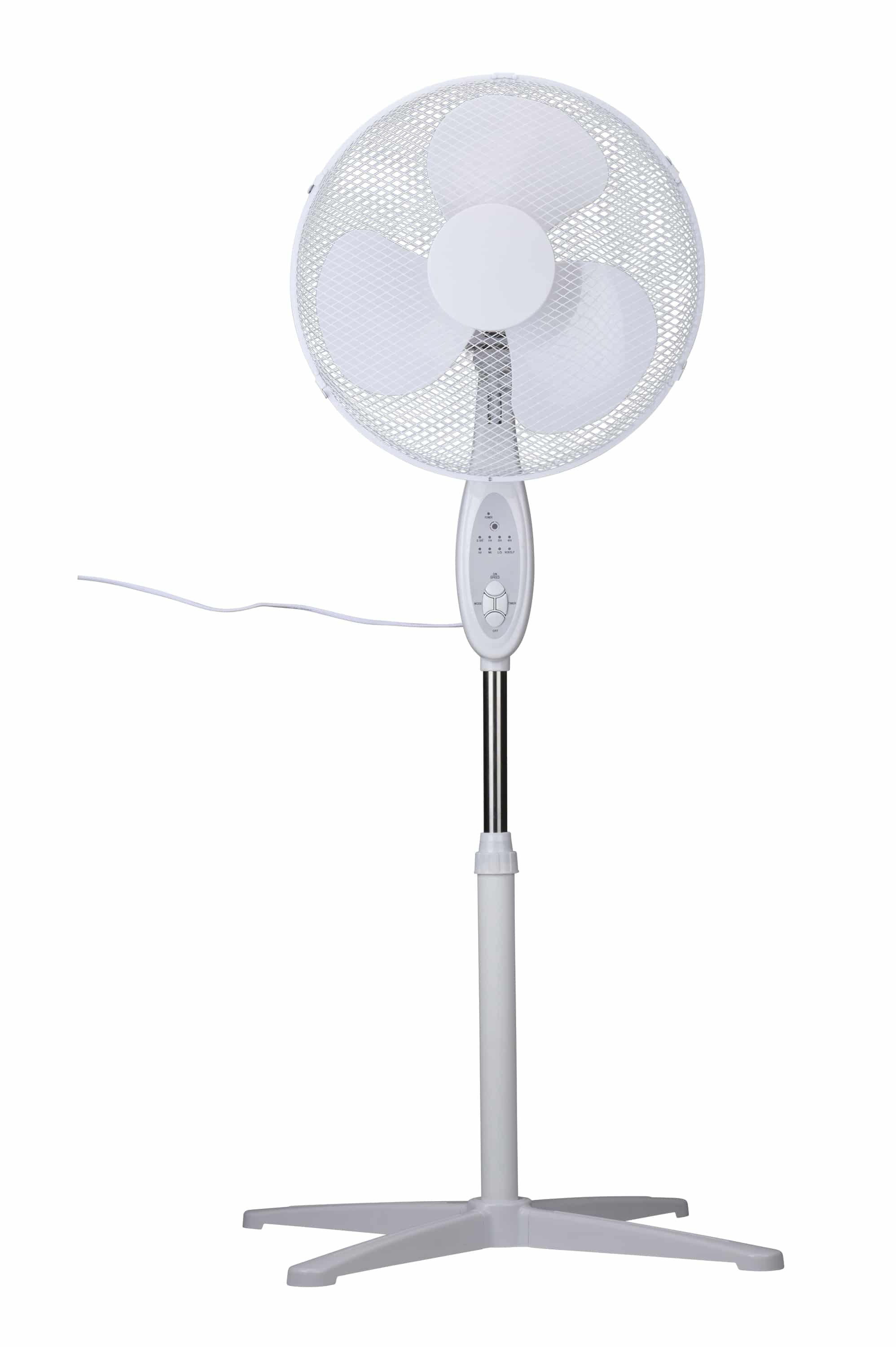 LIFETIME AIR Standventilator, 40 W, mit Fernbedienung, weiß