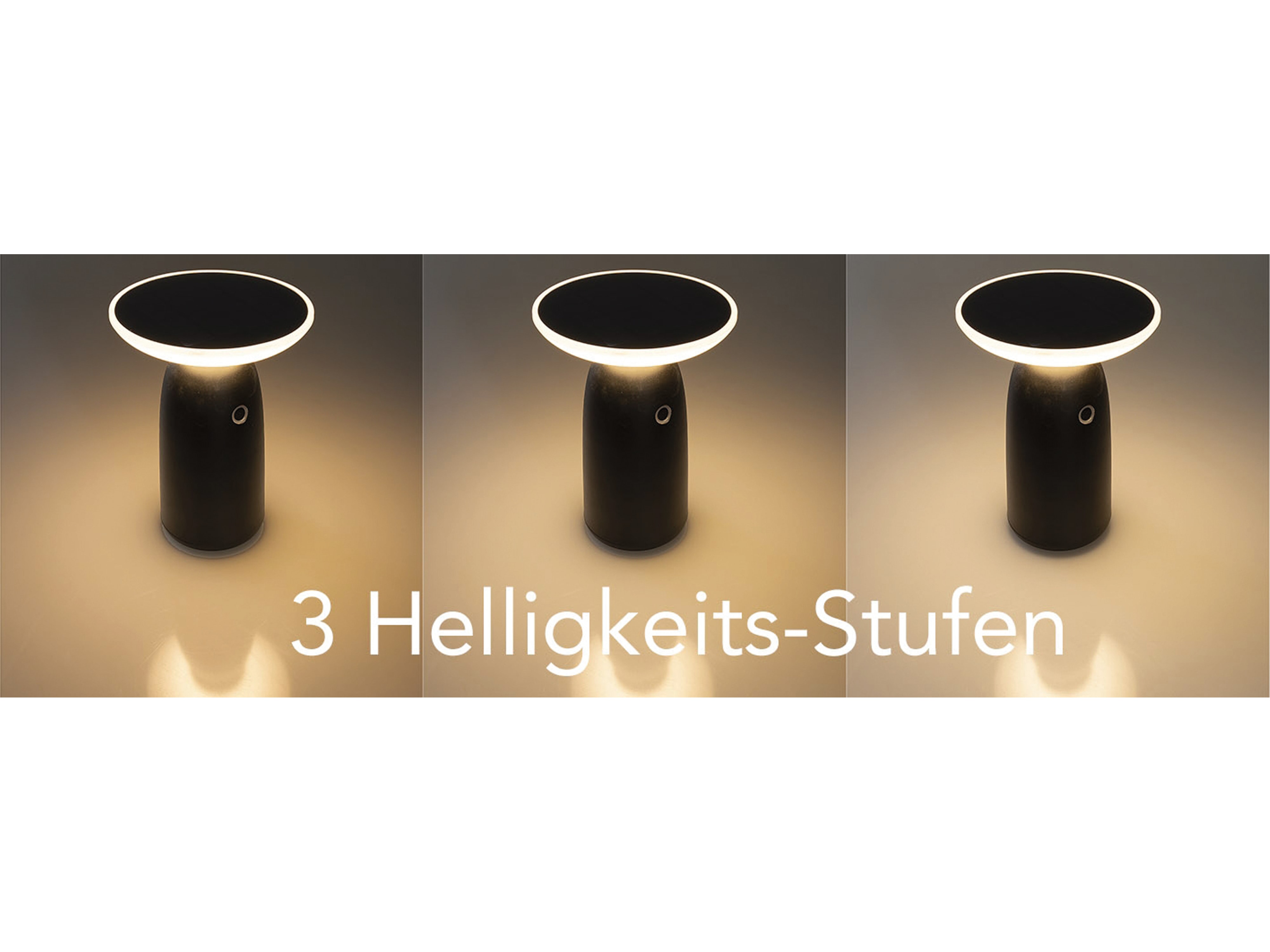 CHILITEC Solar LED-Tischleuchte Foco Mesa, Akku, IP44, 3000 K, 1000 lm CHILITEC Solar LED-Tischleuchte Foco Mesa, Akku, IP44, 3000 K, 1000 lm
