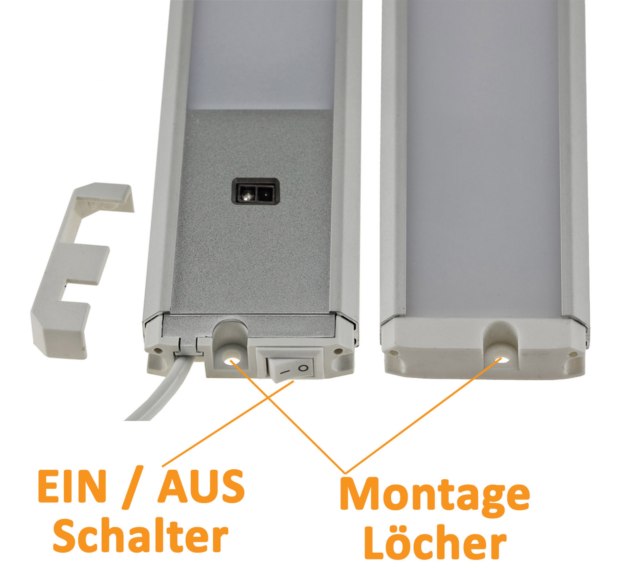 CHILITEC LED-Unterbauleuchte Comprido 600 CCT, EEK: G, 3000...6500 K, 60 cm CHILITEC LED-Unterbauleuchte Comprido 600 CCT, EEK: G, 3000...6500 K, 60 cm