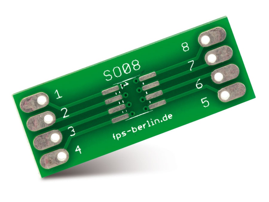 IC-Adapterplatine, SO8/SO8W