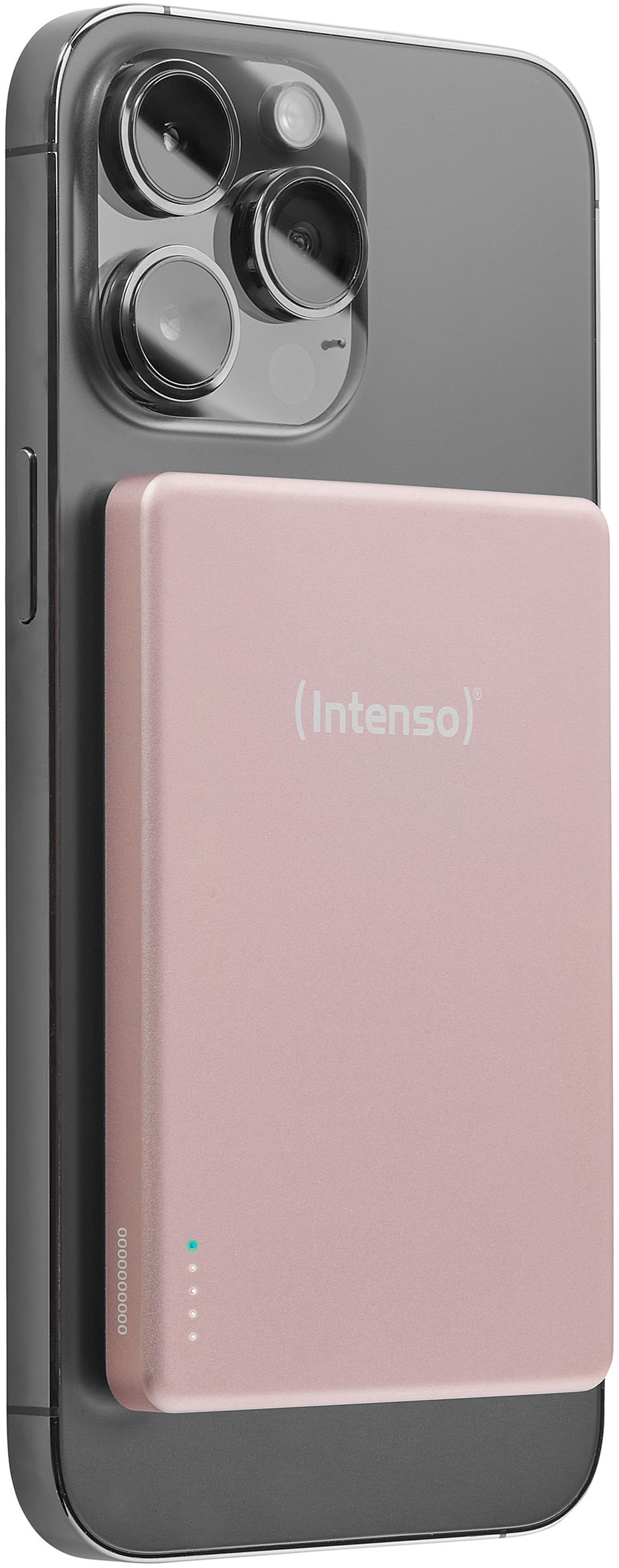 INTENSO Powerbank Magnetic Wireless, MW 5000, 5000 mAh, rose
