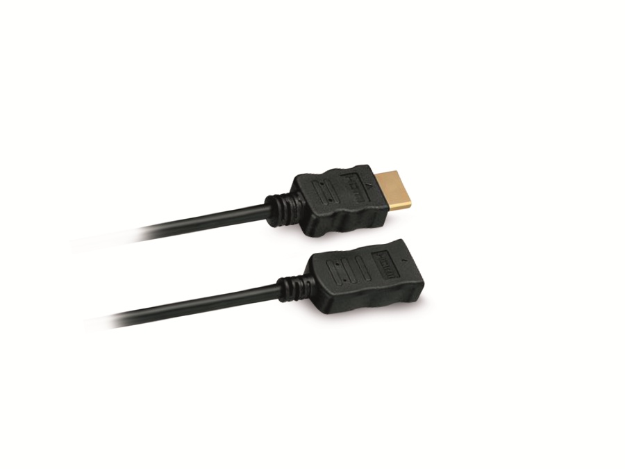 S-IMPULS HDMI-Verlängerungskabel, HIGH SPEED with ETHERNET, 1 m S-IMPULS HDMI-Verlängerungskabel, HIGH SPEED with ETHERNET, 1 m