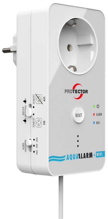 PROTECTOR Wassermelder WA 11, mit Abschaltfunktion, WiFi u. APP
