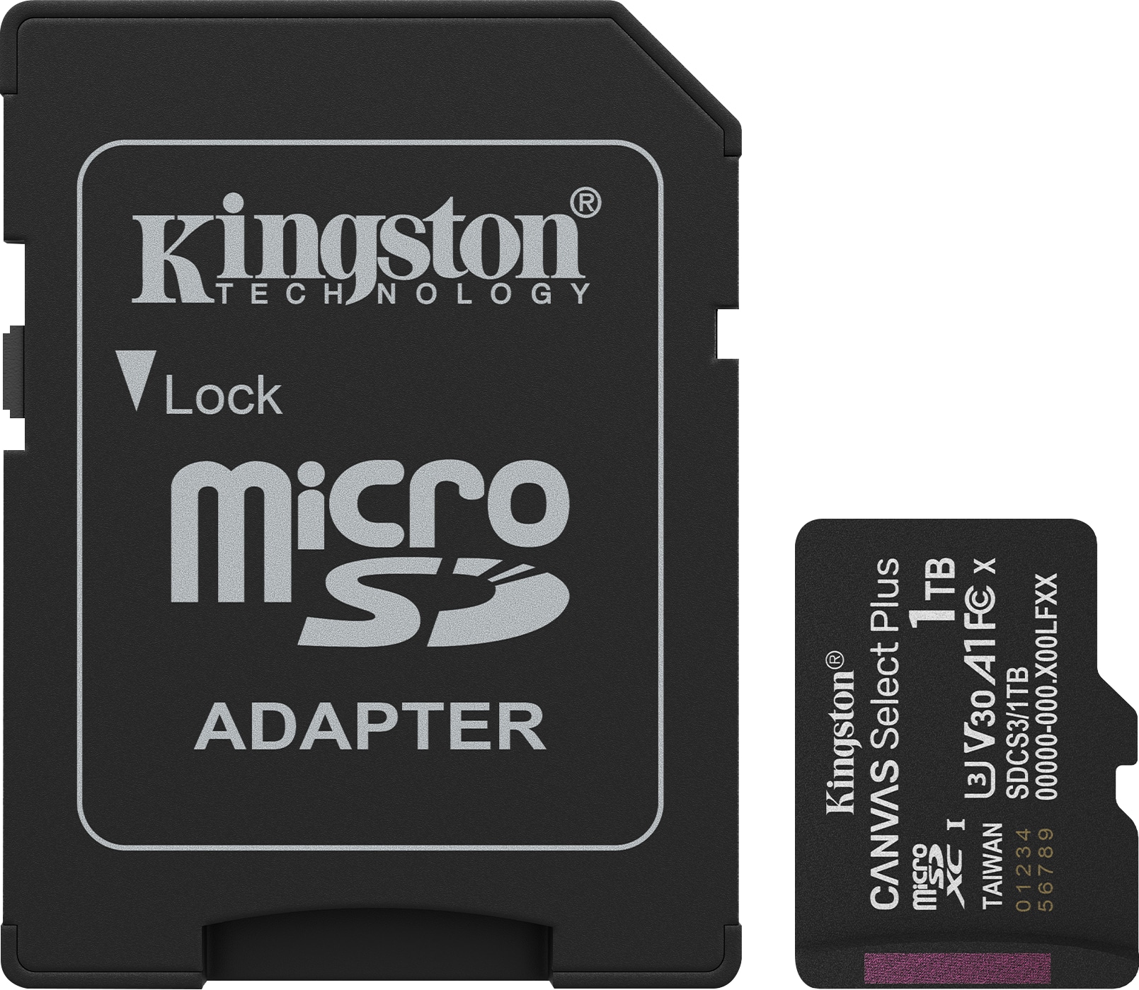 KINGSTON MicroSDXC-Card Canvas Select Plus 1TB 3.Gen inkl. Adapter KINGSTON MicroSDXC-Card Canvas Select Plus 1TB 3.Gen inkl. Adapter
