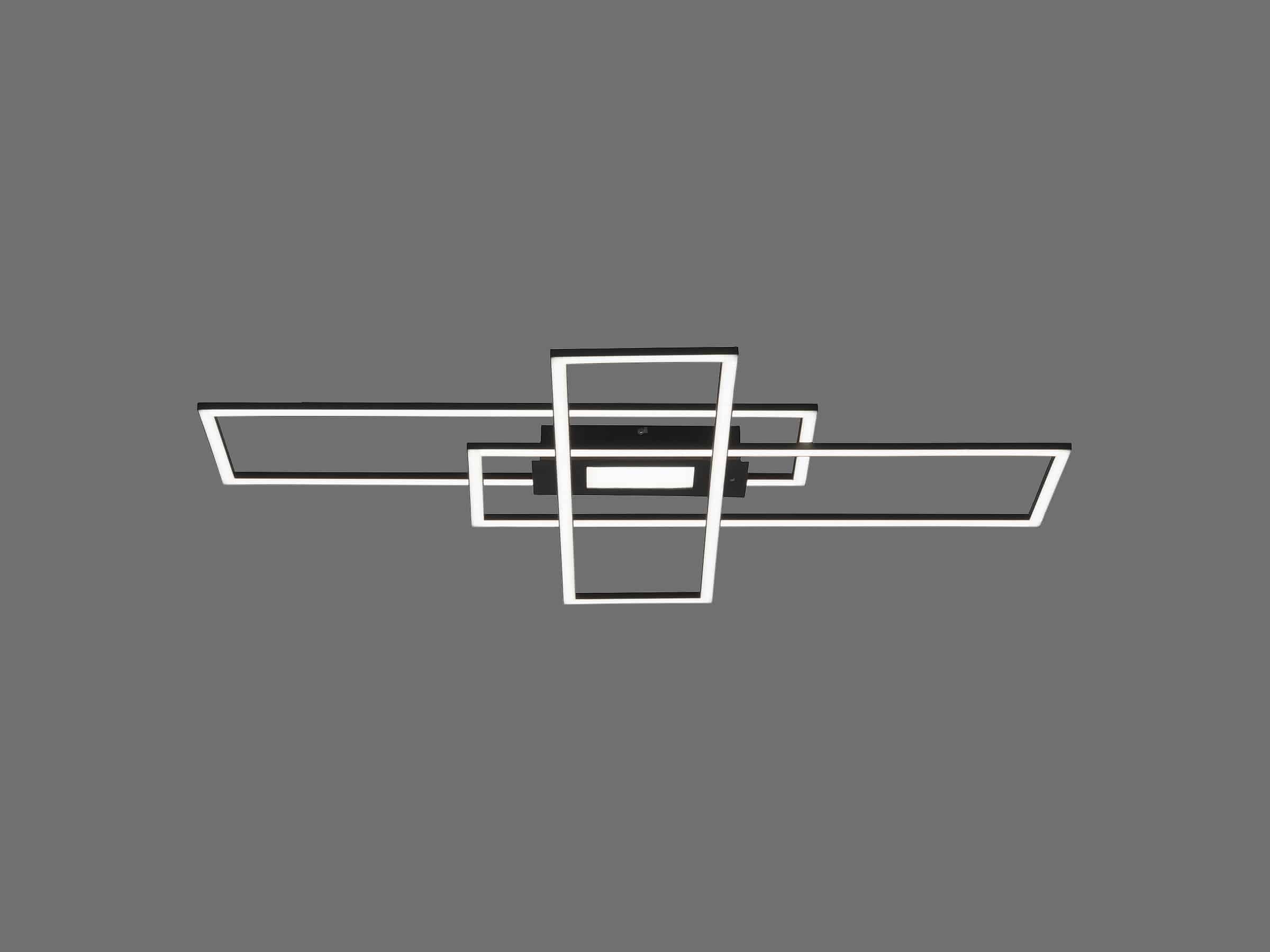 JUST LIGHT LED-Deckenleuchte 14693-18, 45W, 5500lm, schwarz JUST LIGHT LED-Deckenleuchte 14693-18, 45W, 5500lm, schwarz