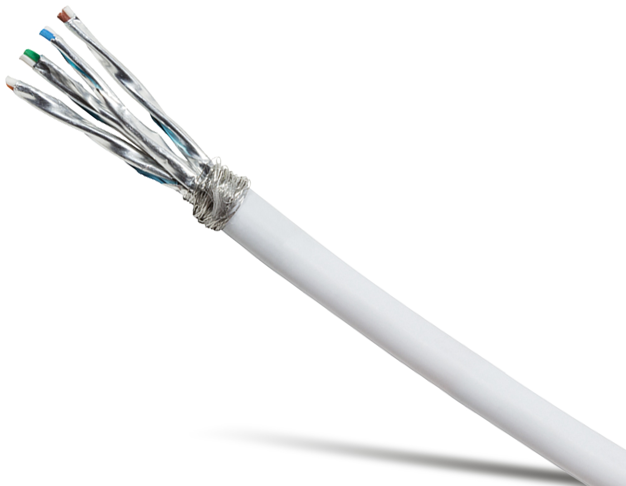 LOGILINK CAT.7 Verlegekabel CPV0041, 100 m, weiß LOGILINK CAT.7 Netzwerkkabel CPV0041, 100 m, weiß