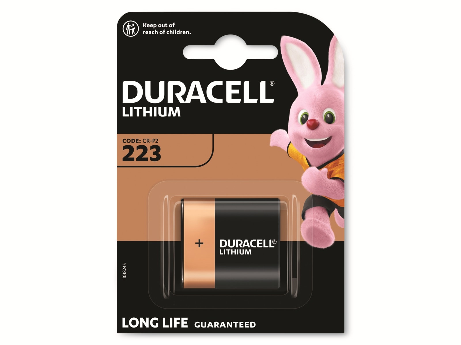DURACELL Lithium-Batterie CR-P2, 223, 6V, Ultra Photo