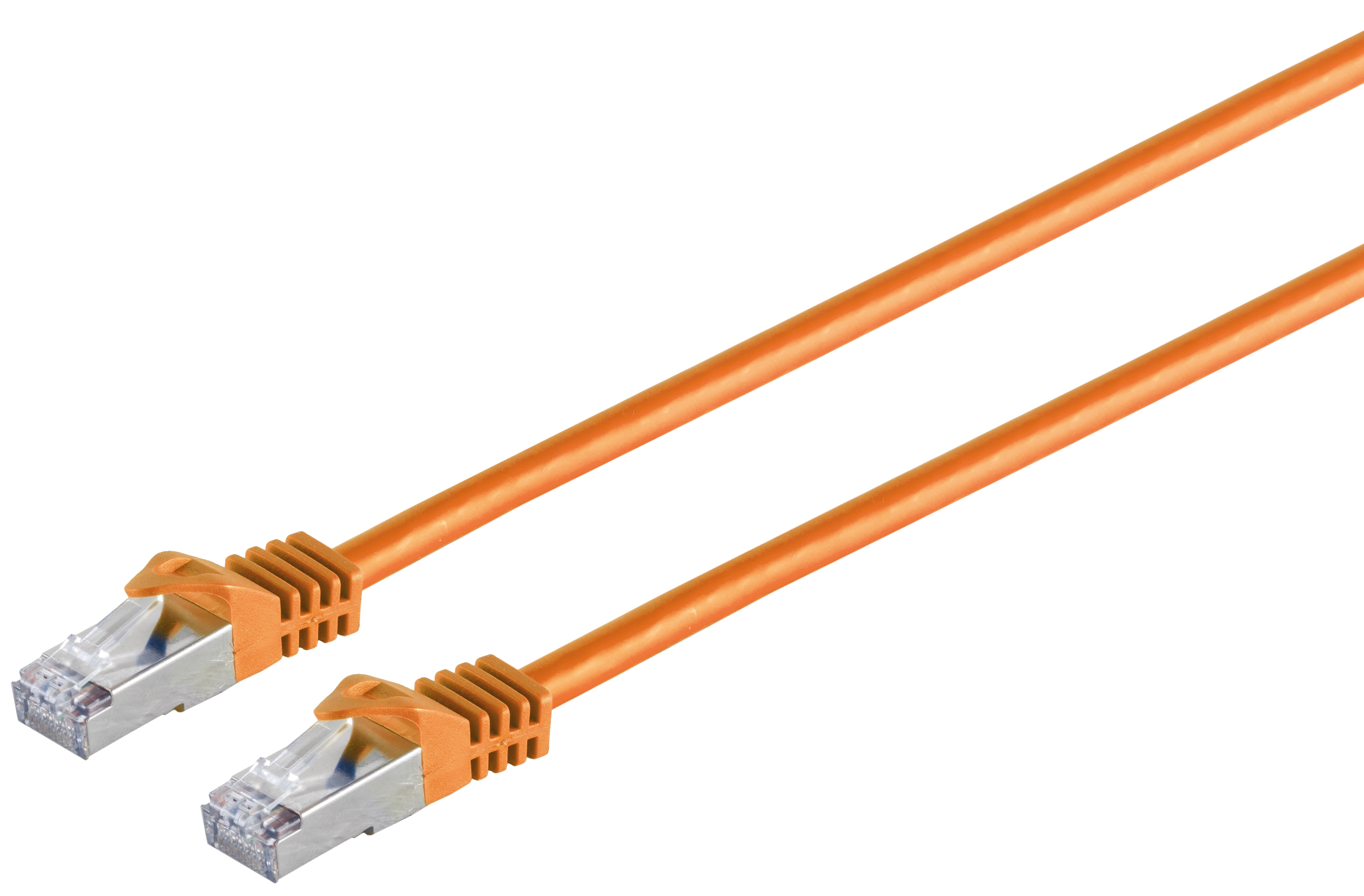 S-IMPULS RJ45 Patchkabel mit CAT.7 Rohkabel PIMF orange 1,5m S-IMPULS RJ45 Patchkabel mit CAT.7 Rohkabel PIMF orange 1,5m