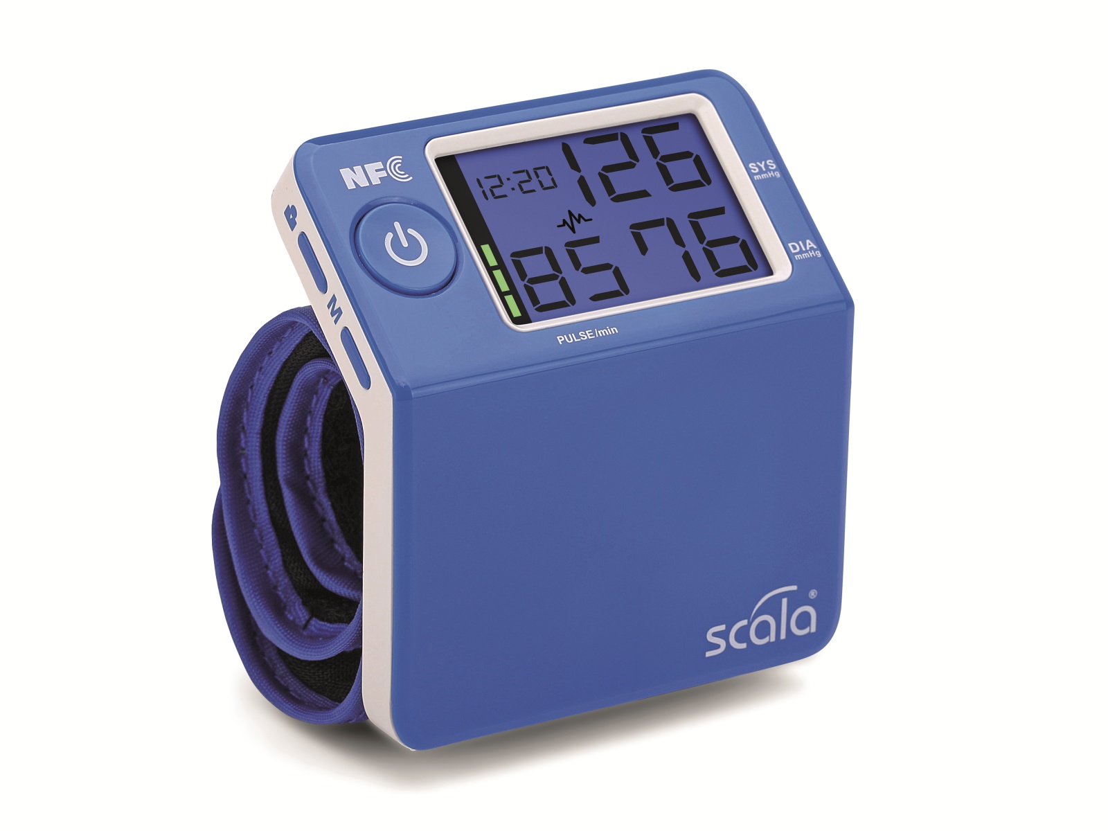 Scala Handgelenk-Blutdruckmessgerät SC 7400 NFC, blau