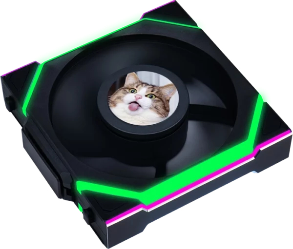 LIAN LI Lüfter Uni Fan SL Wireless LCD 120mm schwarz LIAN LI Lüfter Uni Fan SL Wireless LCD 120mm schwarz