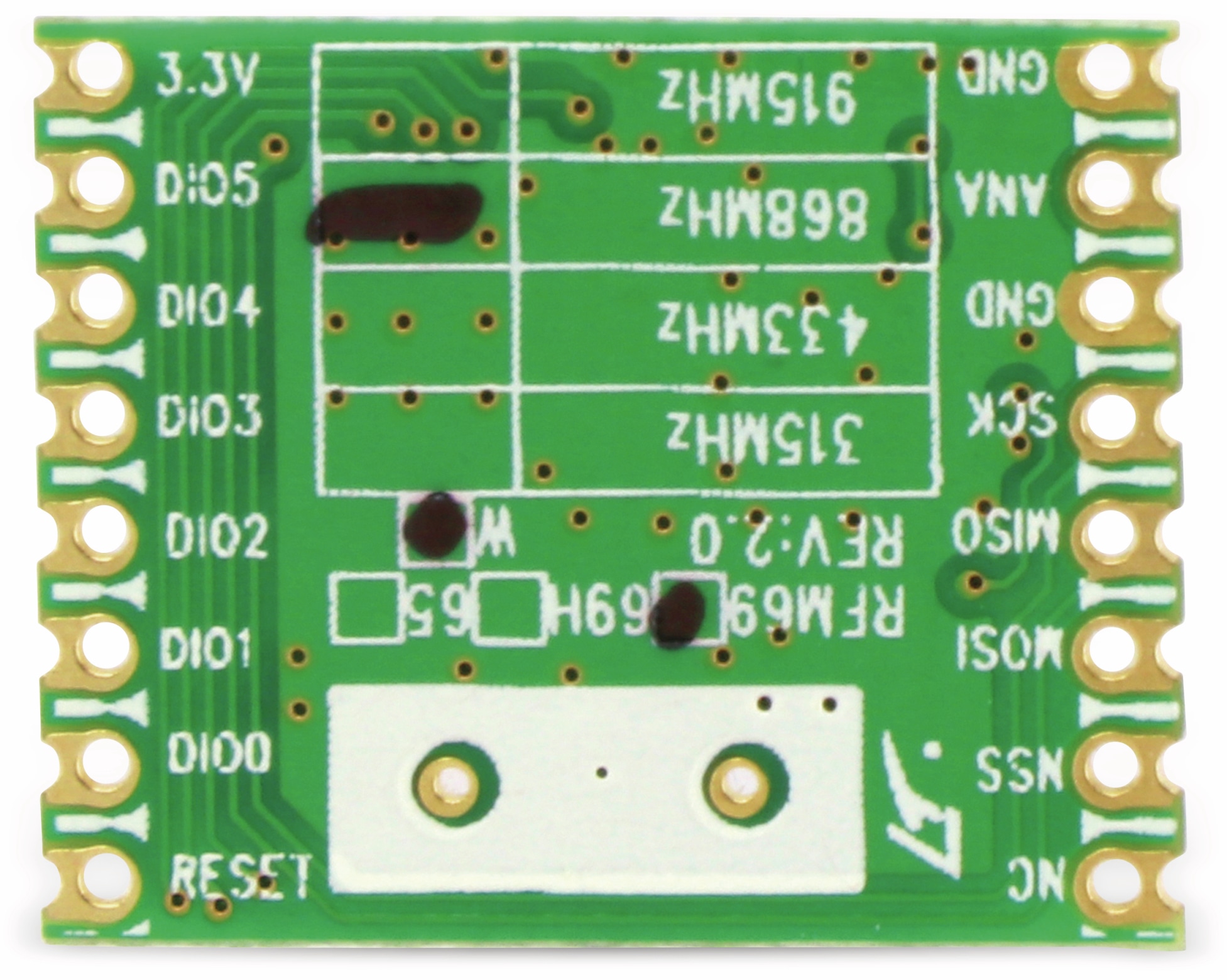 HOPERF Funkmodul RFM69W, 868 MHz, S2, TX/RX