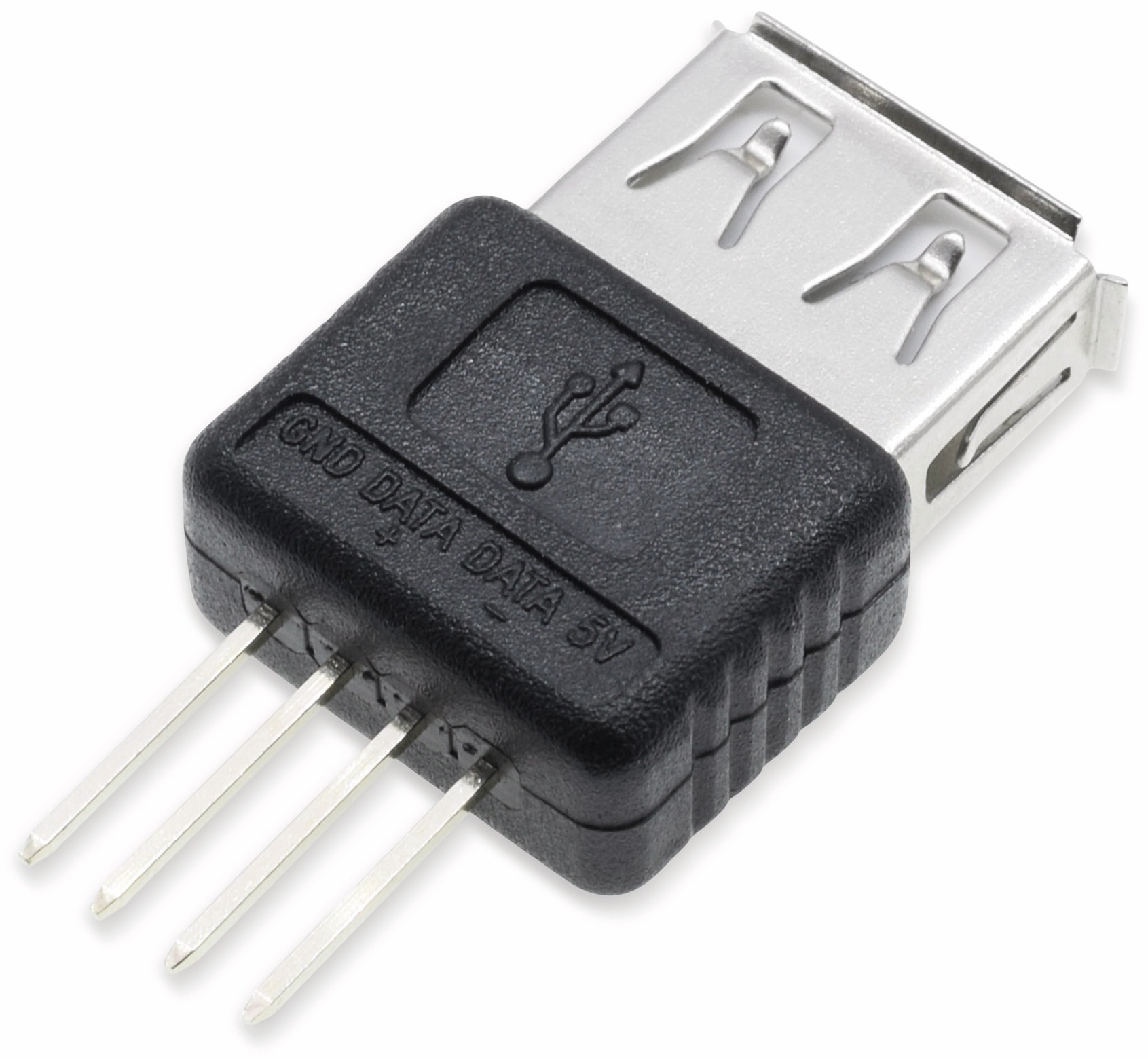 Steckverbinder, USB A, Printmontage, Buchse