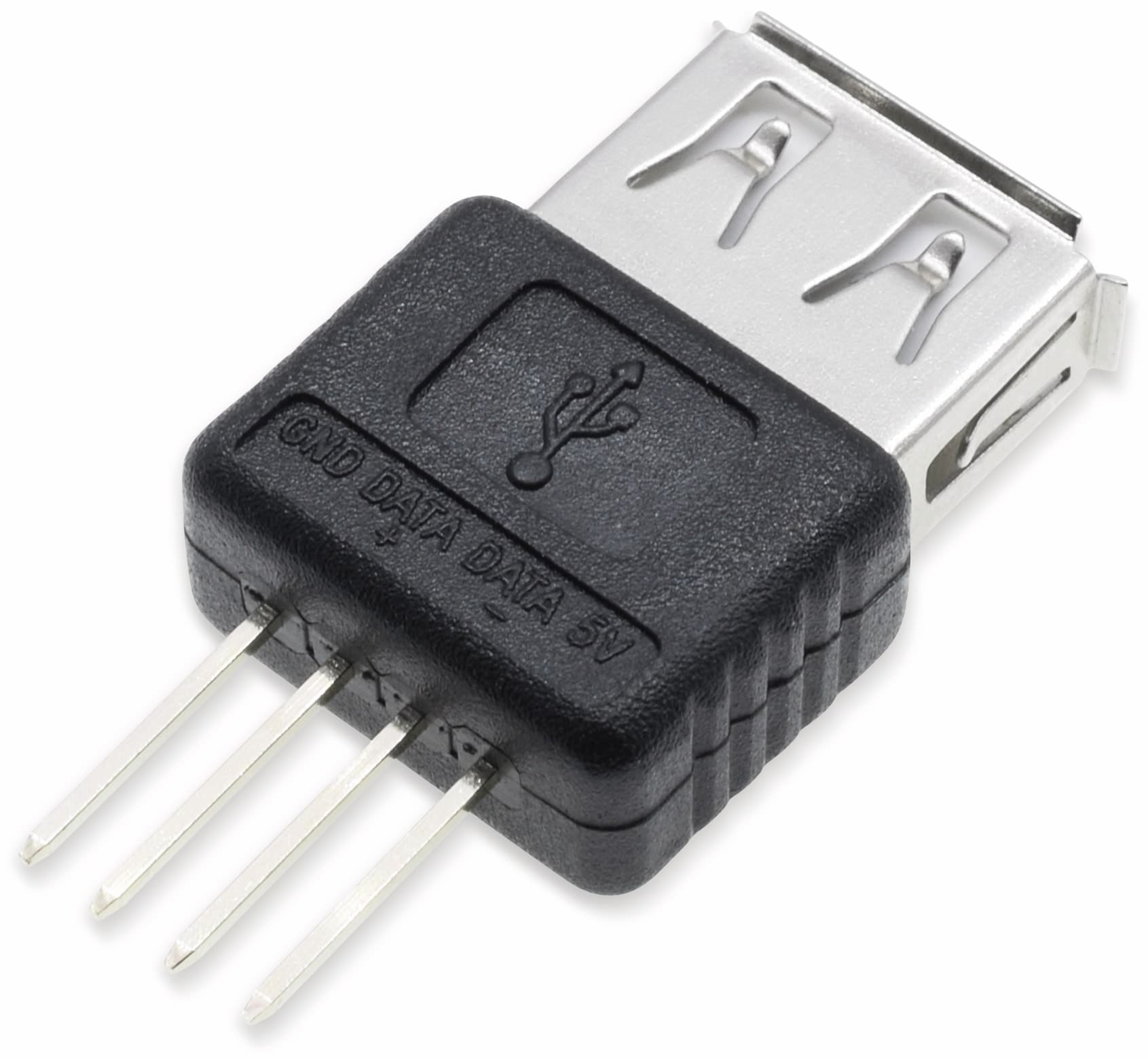 Steckverbinder, USB A, Printmontage, Buchse