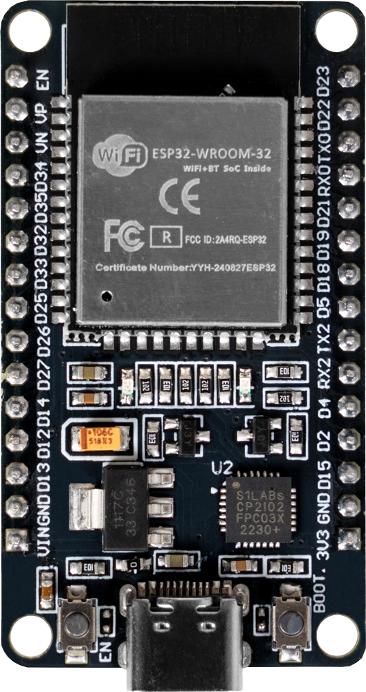 JOY-IT NodeMCU ESP32 WiFi- und Bluetooth-Modul, USB-C