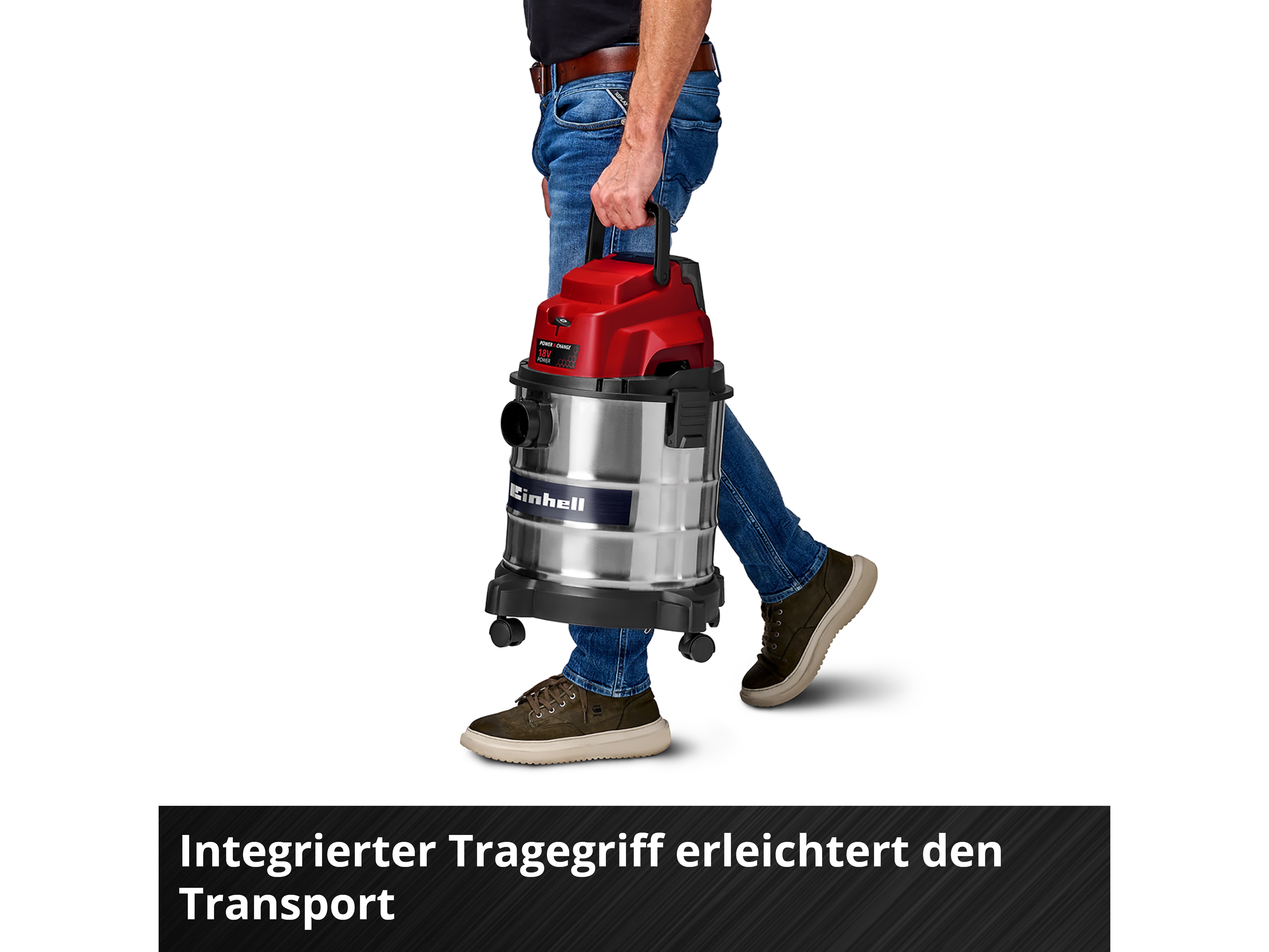 EINHELL Akku-Nass-Trockensauger TC-VC 18/20 Li S, Solo
