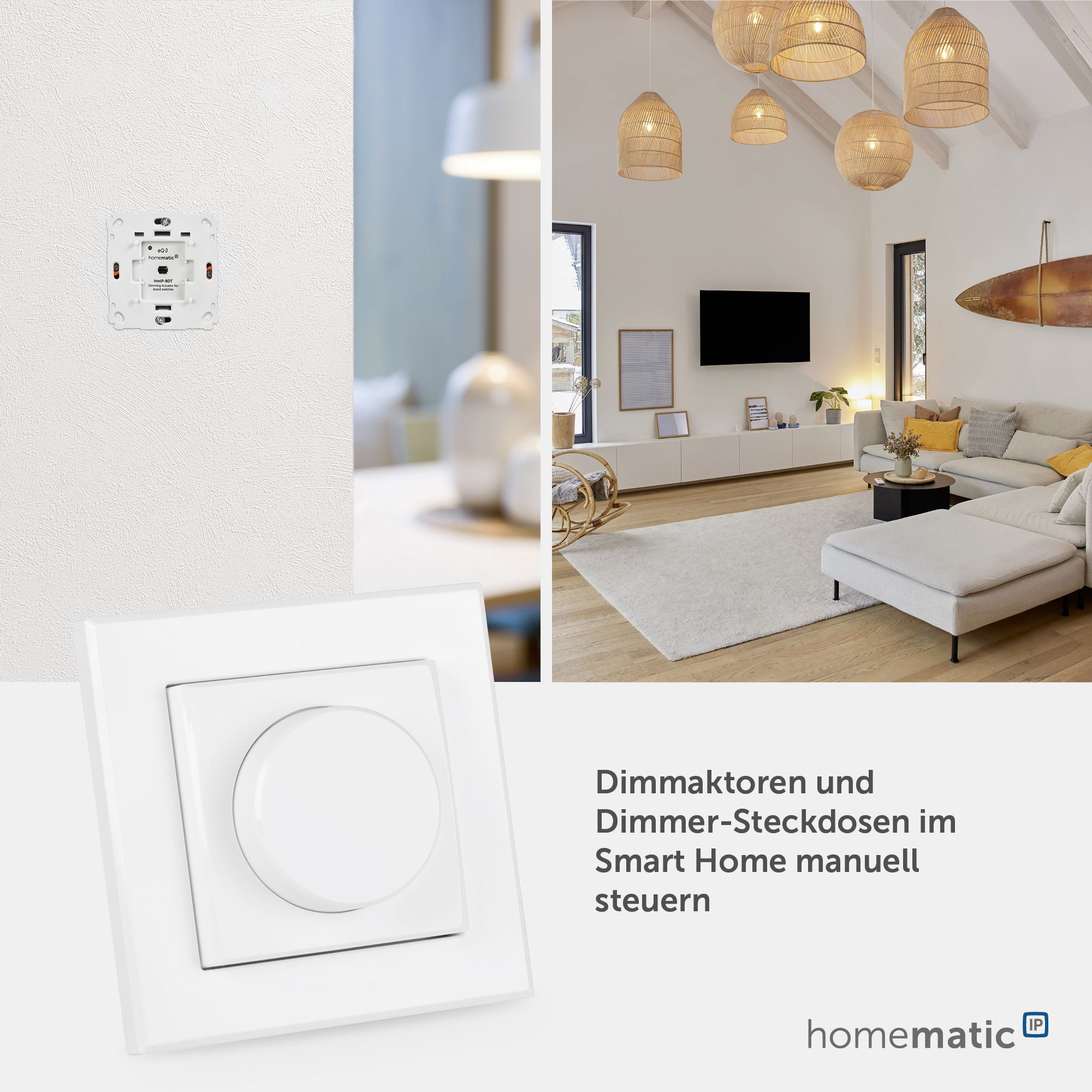 HOMEMATIC IP Smart Home 154888A0 Drehtaster