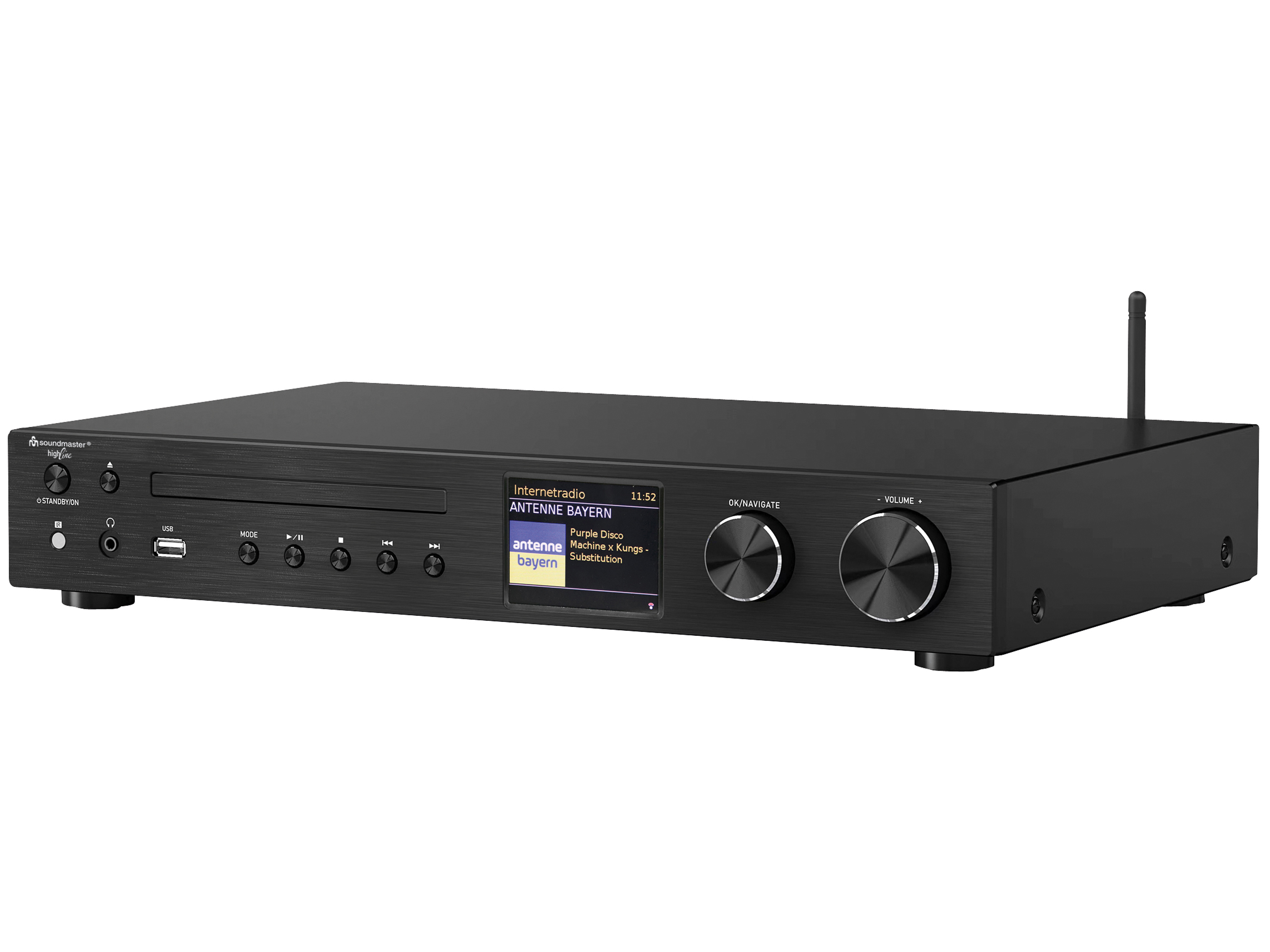 SOUNDMASTER Multi Audio System ICD4350SW HighLine, schwarz
