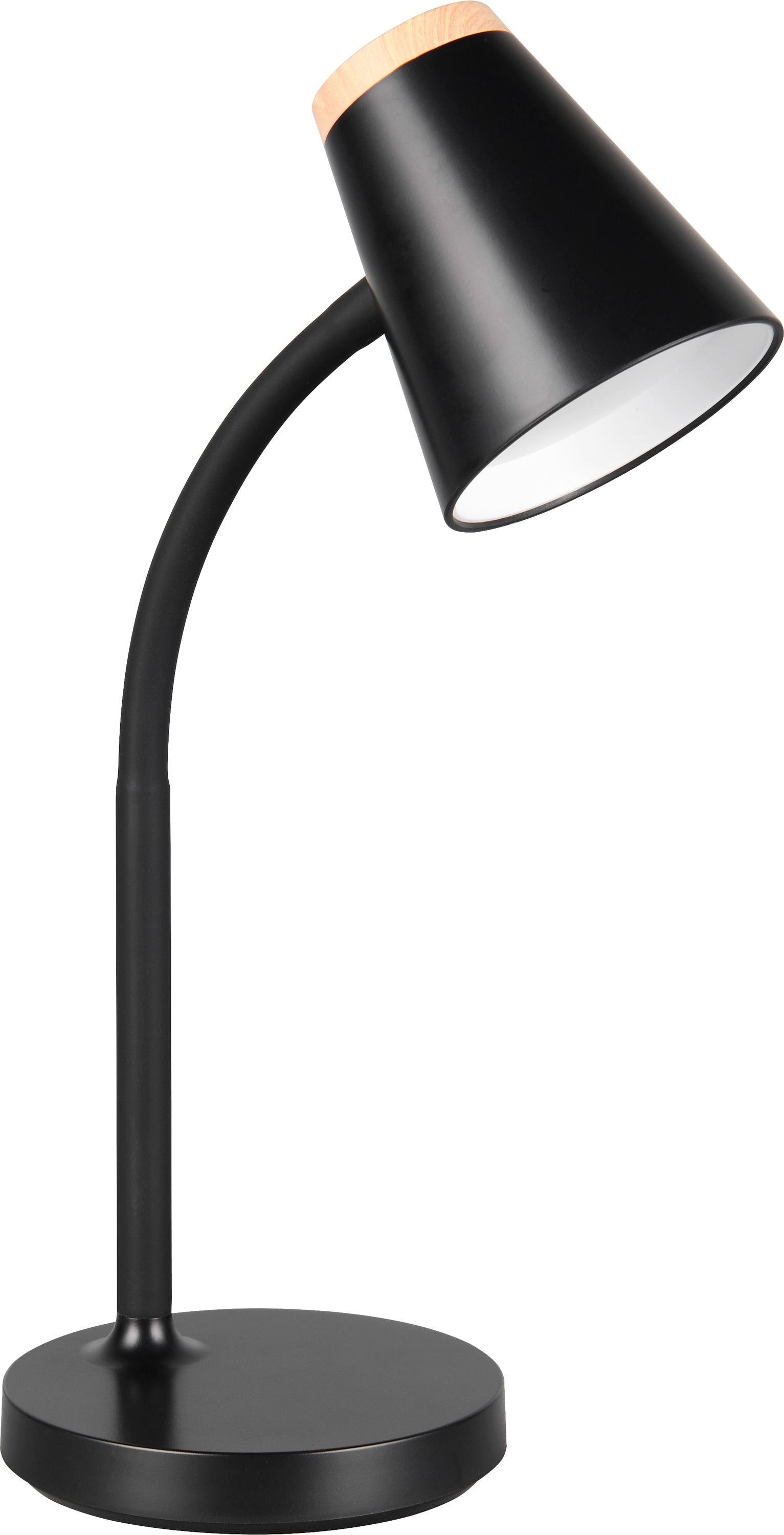 REALITY LED-Tischleuchte PONGO, R55831102, 4,5W, 500lm, 3000K, schwarz