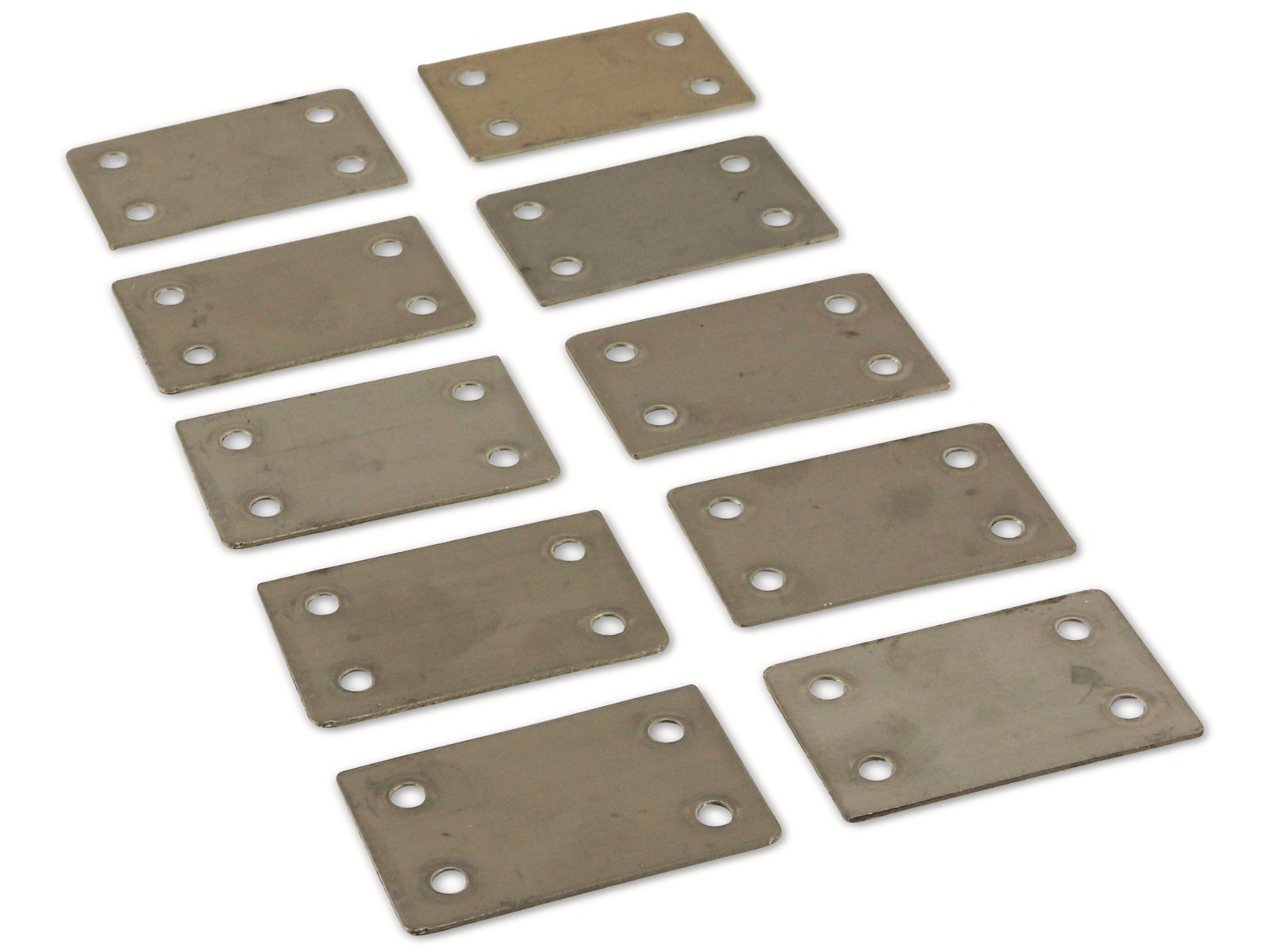 Edelstahl-Verbindungsbleche, 10 Stück