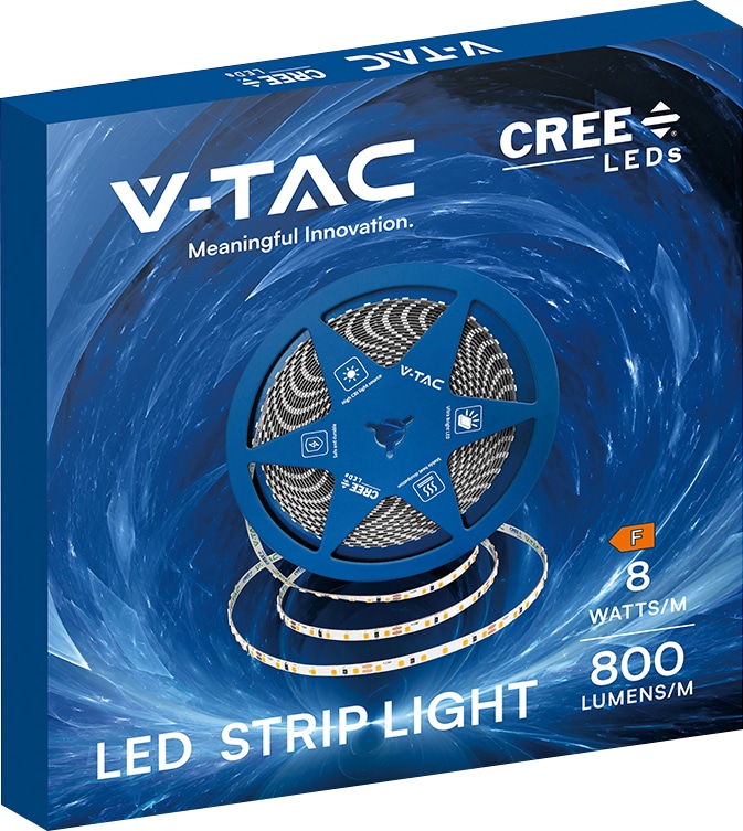 V-TAC LED-Stripe, VT-240826, 80W, 6500K, EEK: F, 7600lm, 24V,10m