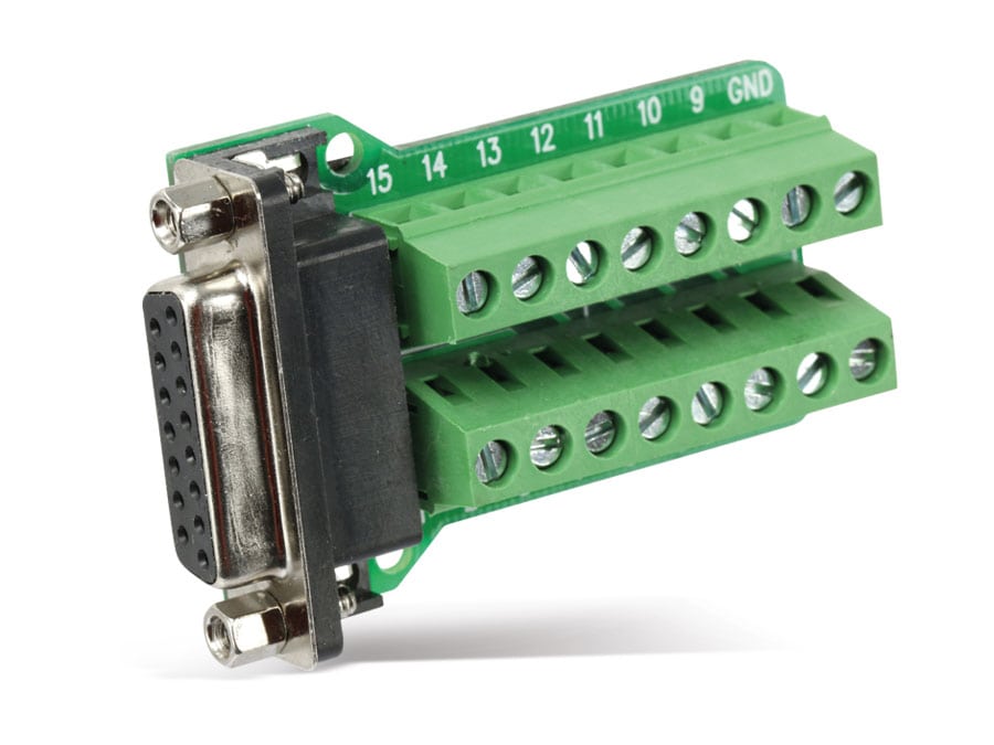 Sub-D Kupplung, 15-polig (2-reihig)