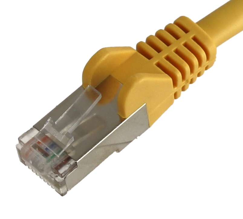 CAT.5e Patchkabel, 2m, gelb, SF/UTP