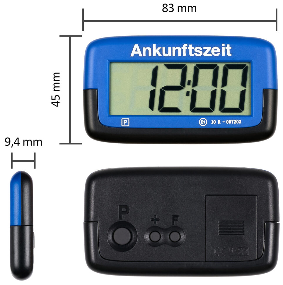 NEEDIT Elektronische Parkscheibe Park Micro blau