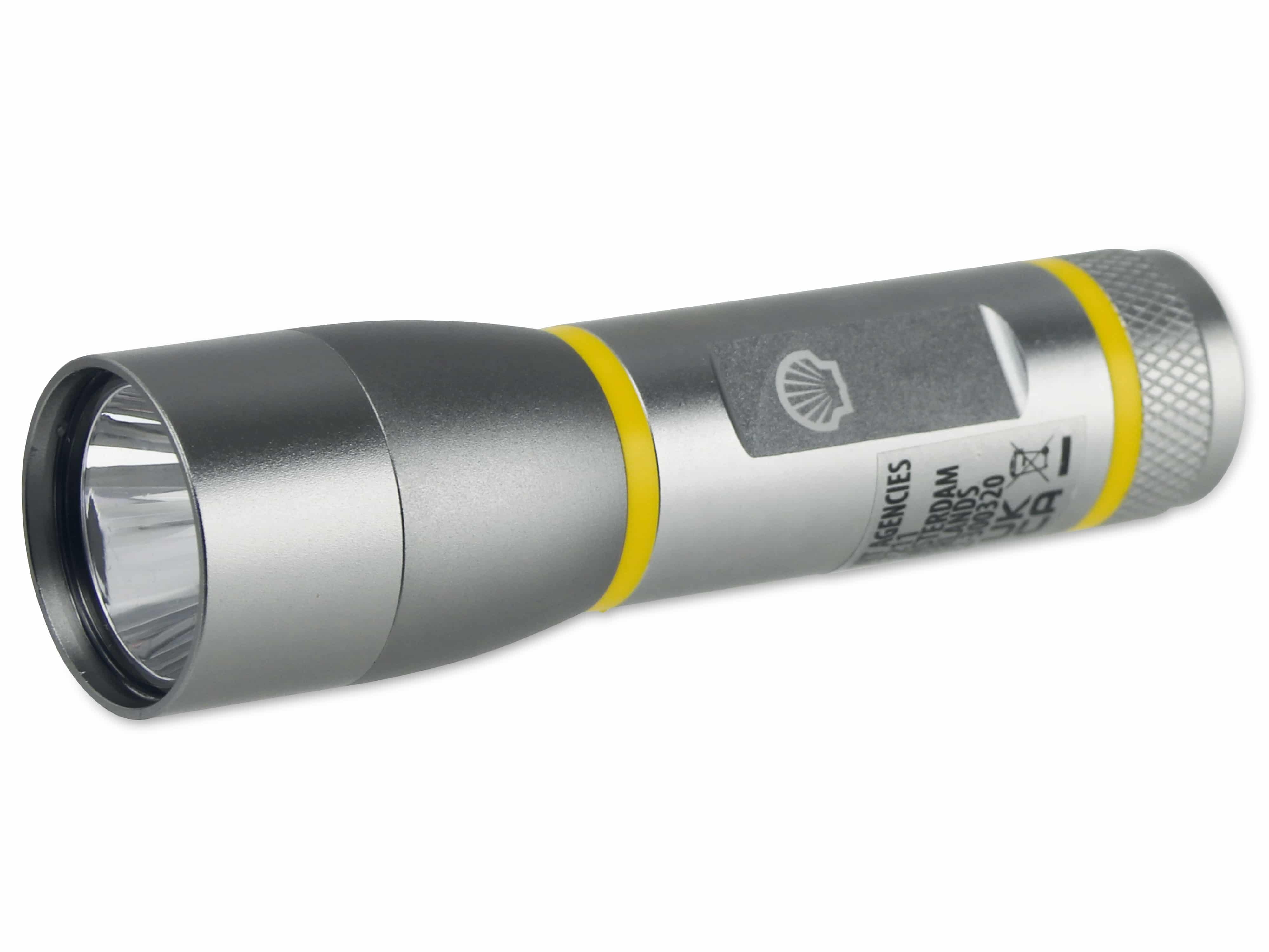 SHELL LED-Taschenlampe, silber SHELL LED-Taschenlampe, silber